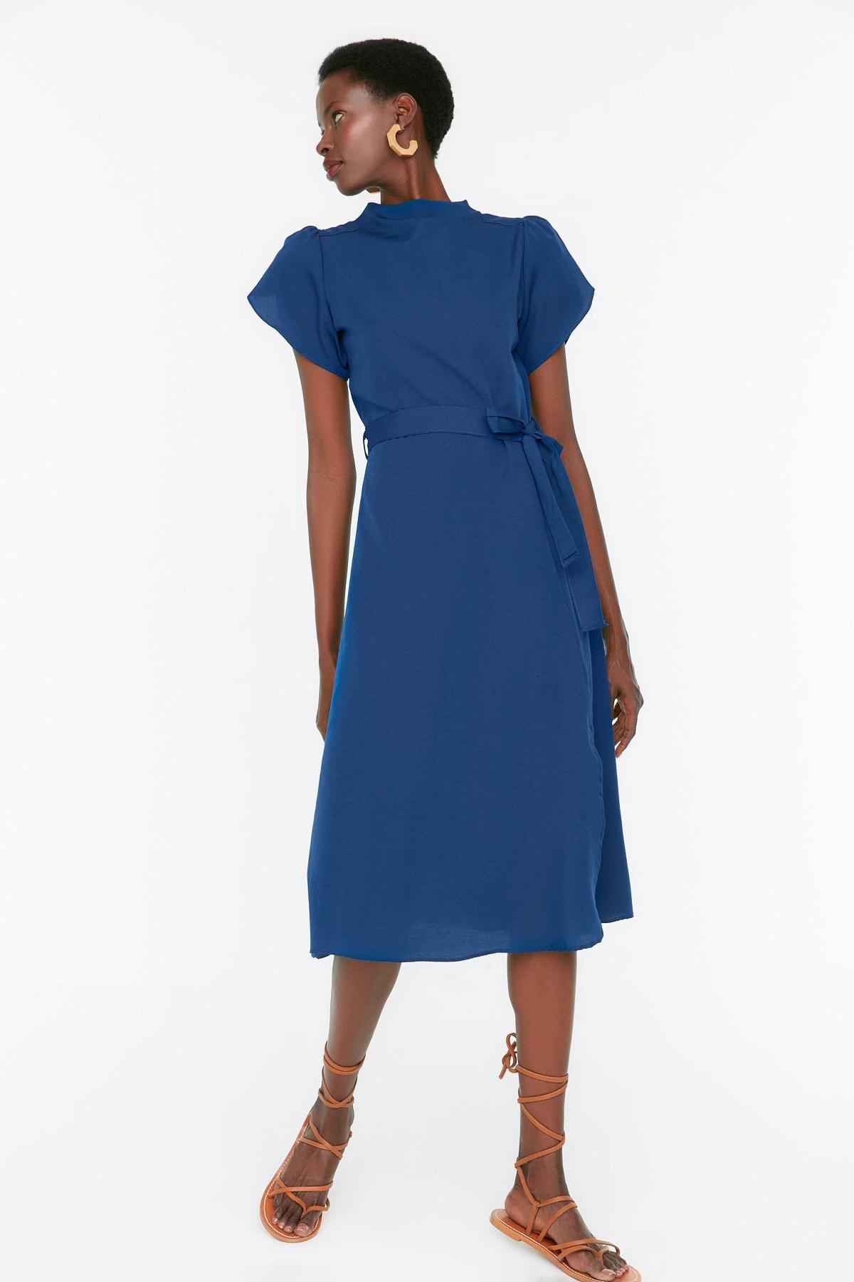 Trendyol - Blue A-Line Dress