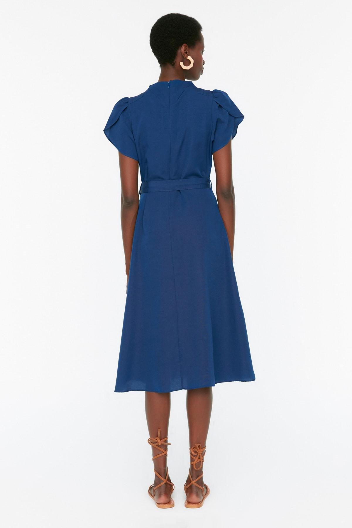 Trendyol - Blue A-Line Dress