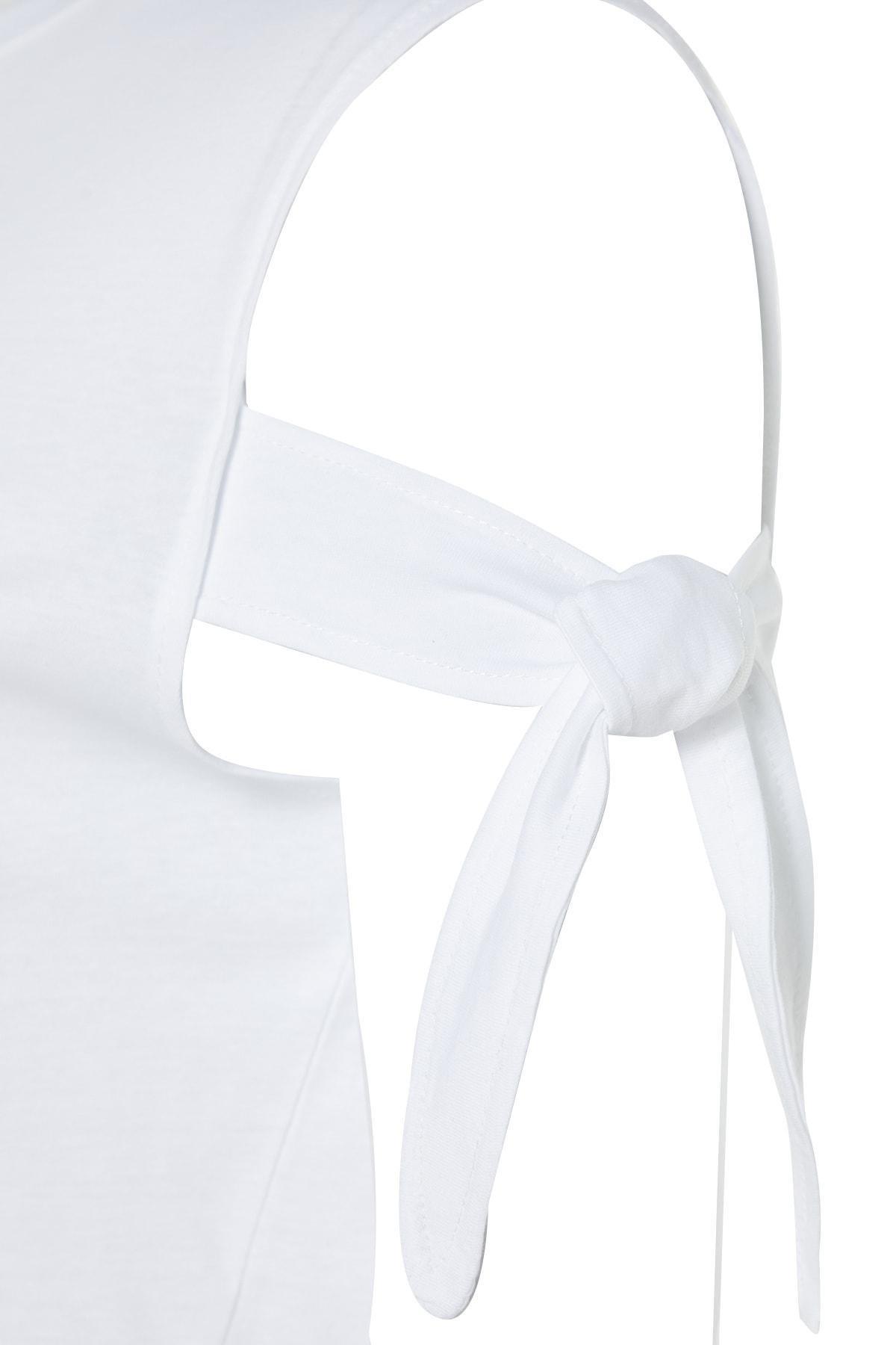 White Regular Plus Size Tshirt, , large image number 6