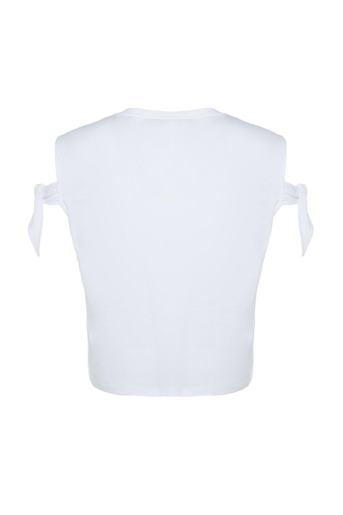 White Regular Plus Size Tshirt, , large image number 7