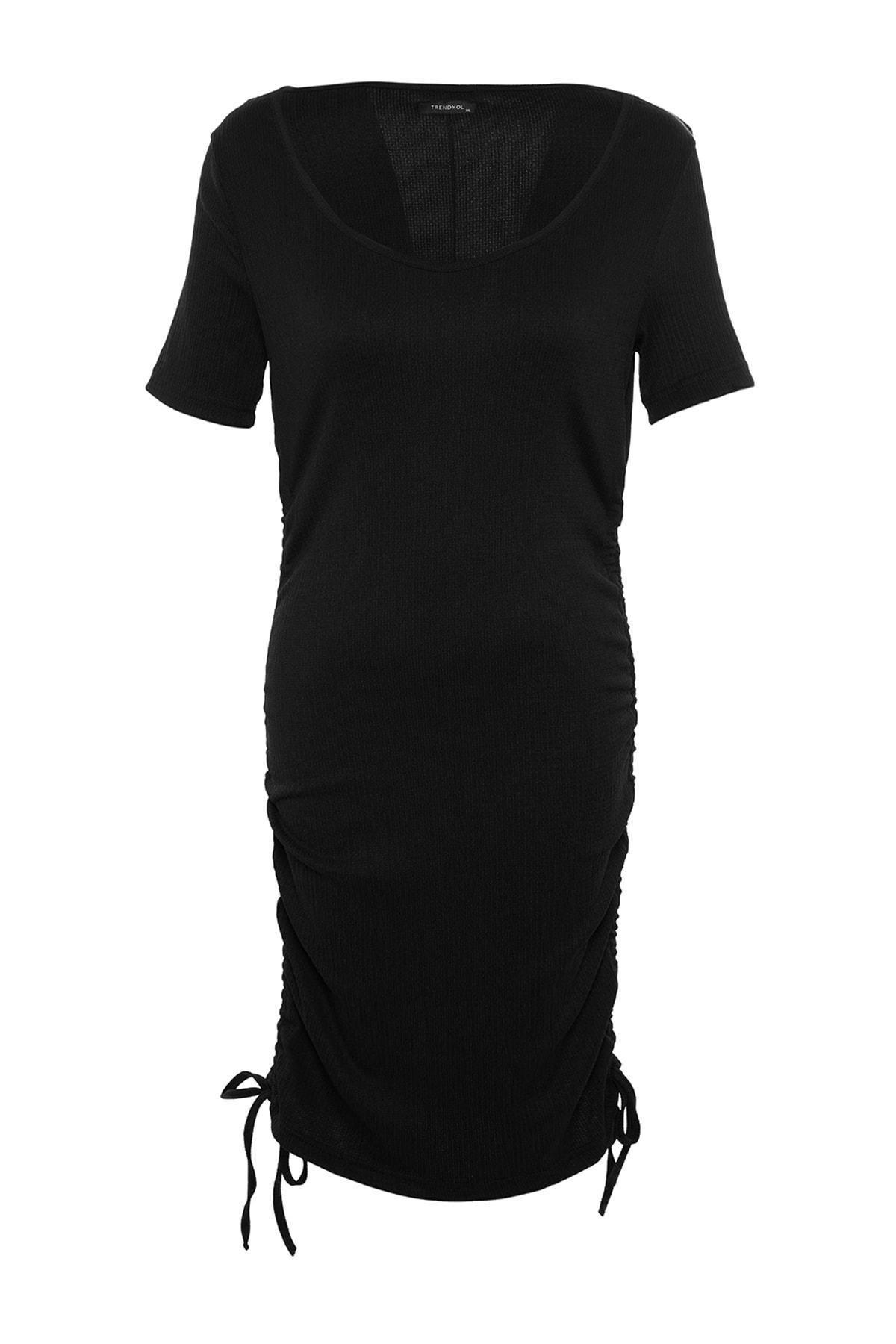 Trendyol - Black Mermaid Plus Size Dress