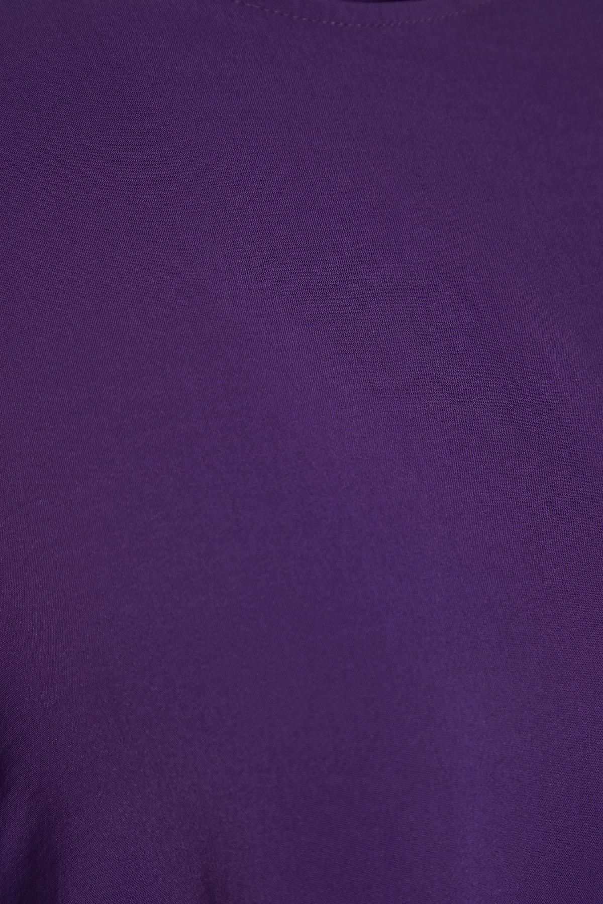 Purple High Waist Co-Ord Set, Purple, large image number 5