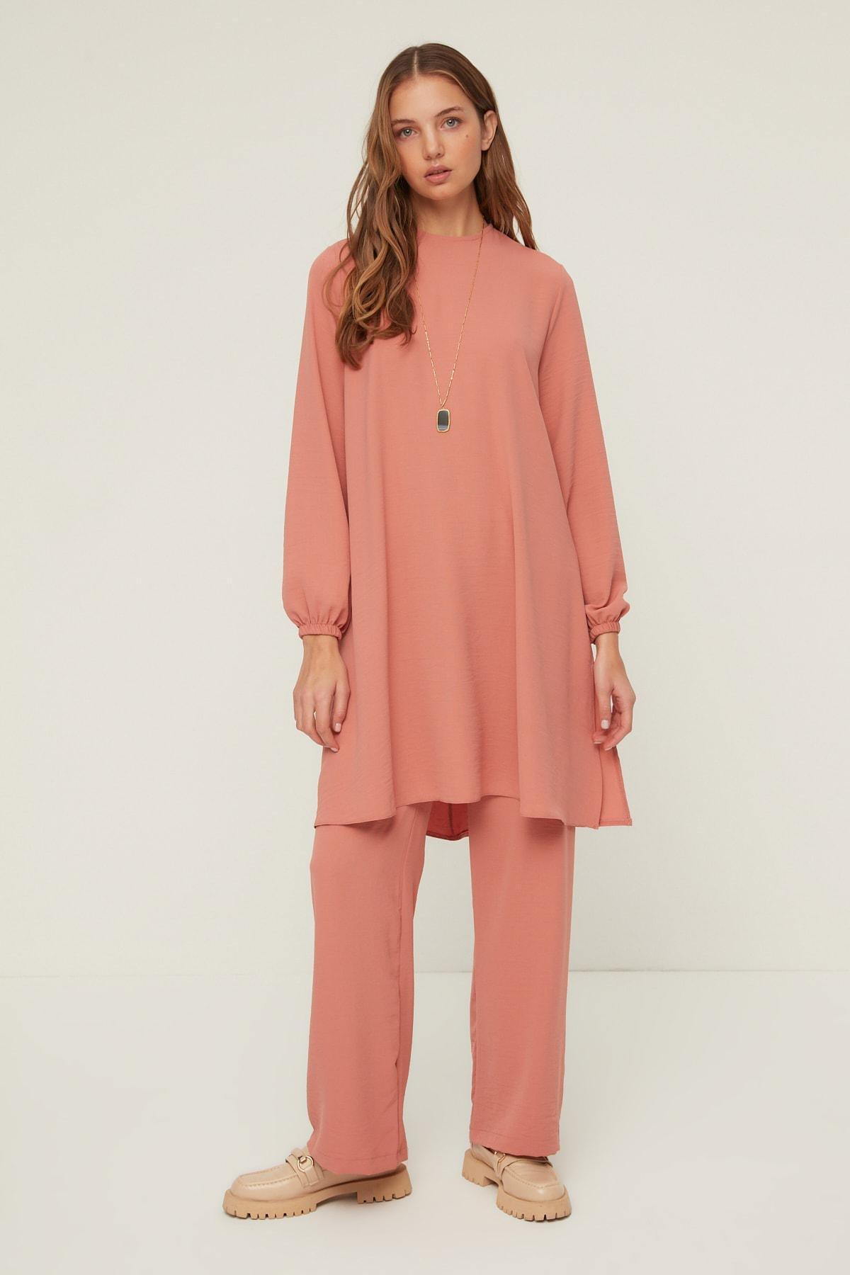 Pink Relaxed High Waist Co-Ord Set, , large image number 0