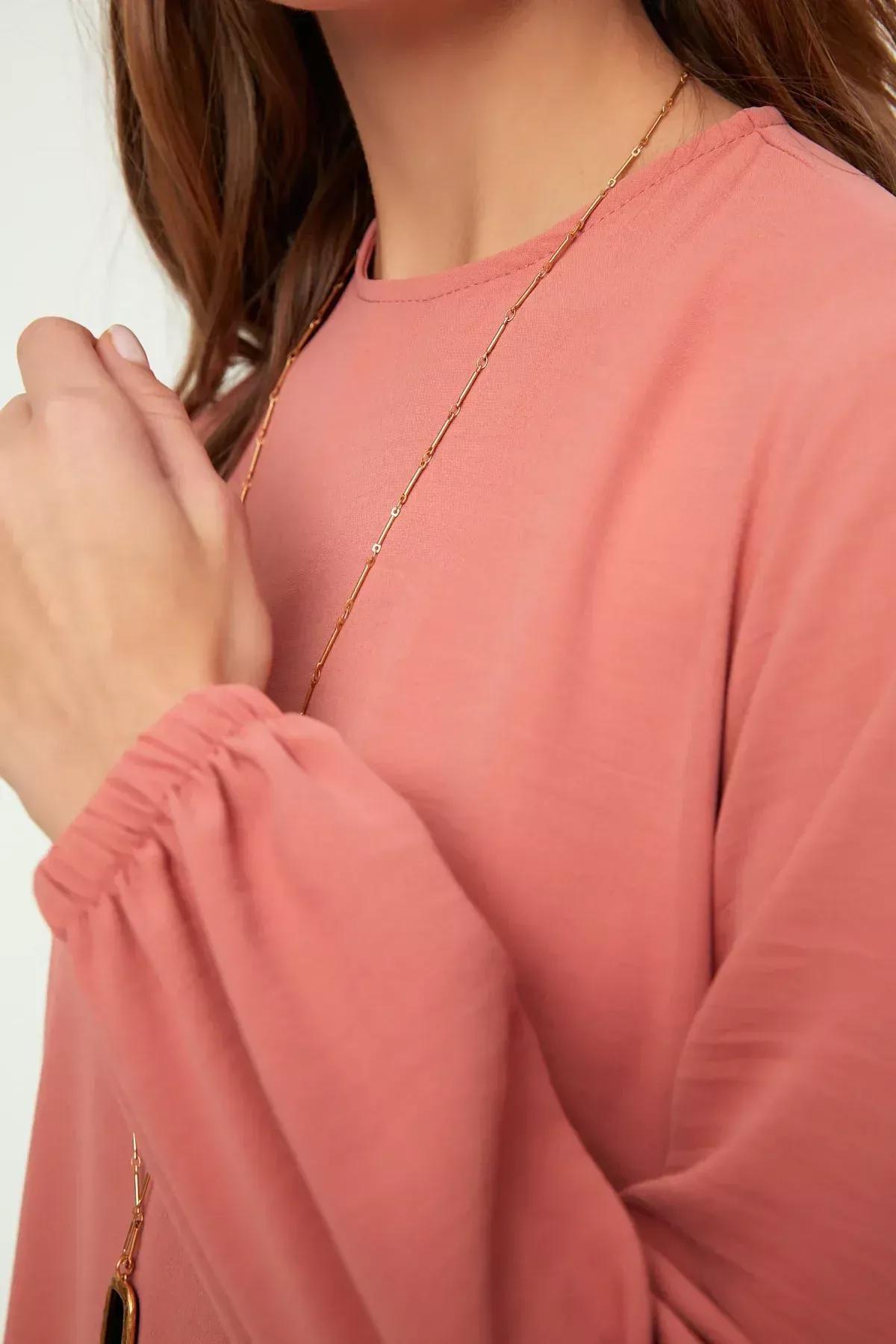 Pink Relaxed High Waist Co-Ord Set, Pink, large image number 7