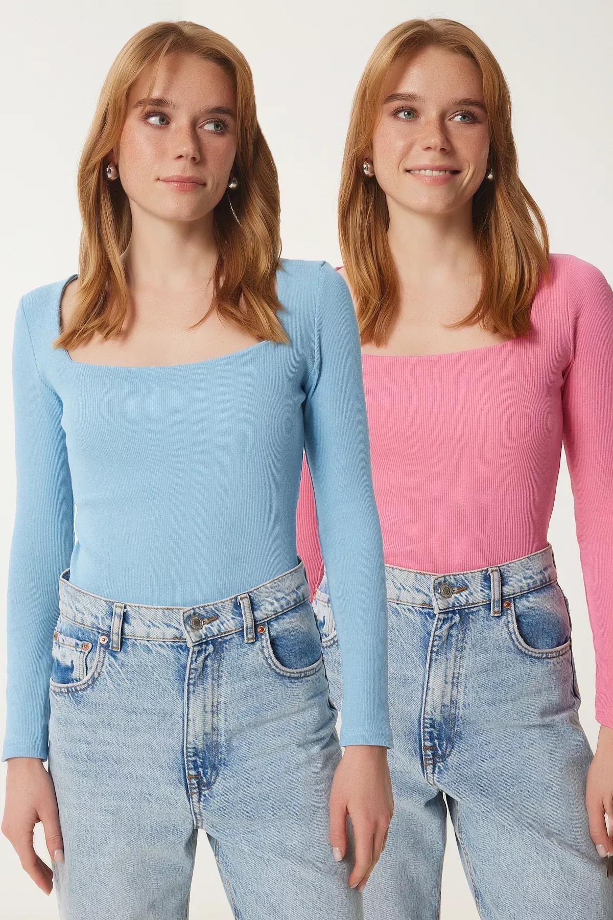 Blue  Pink Blouse, C101_1846, large image number 0