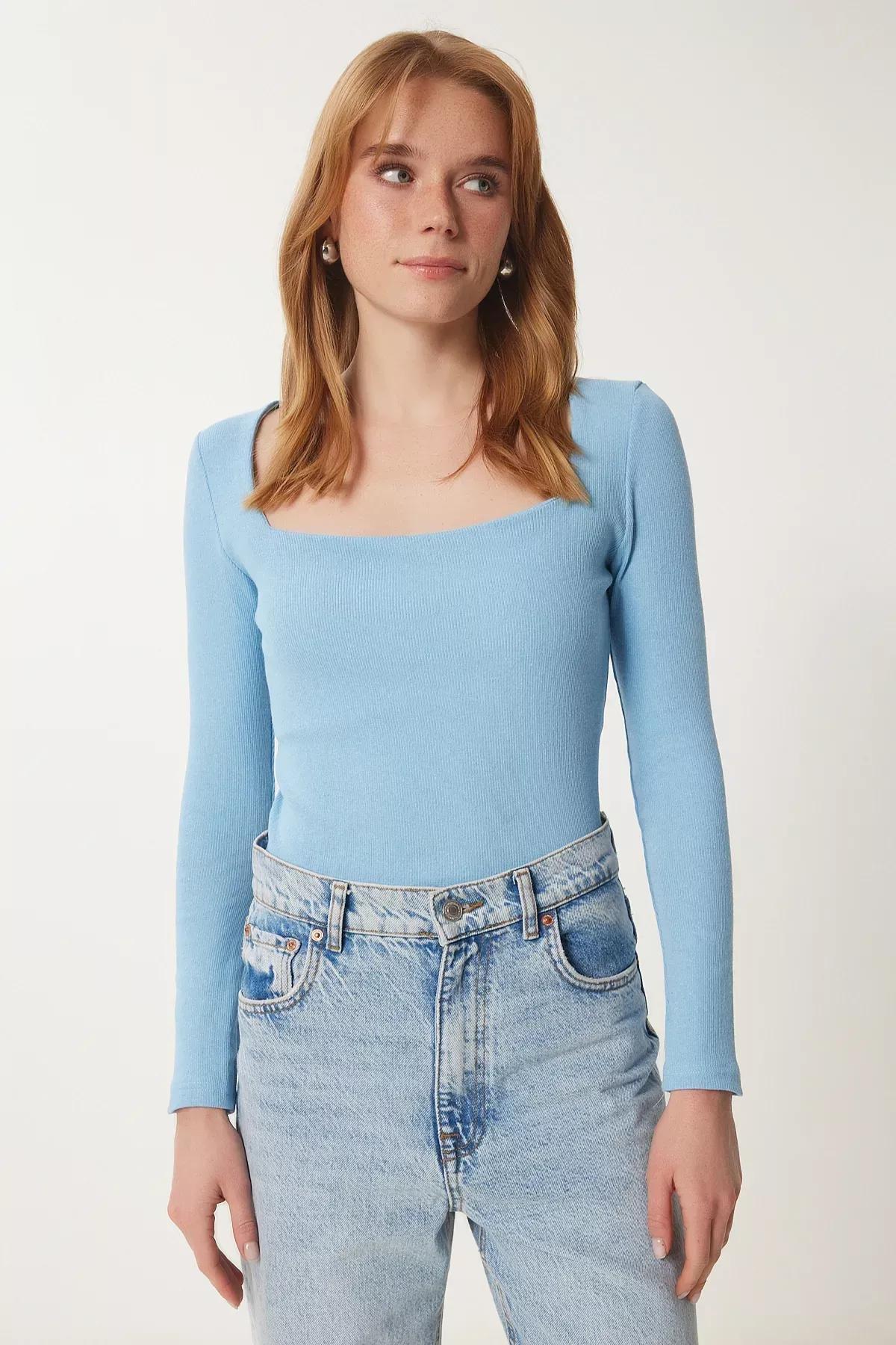 Blue  Pink Blouse, C101_1846, large image number 1