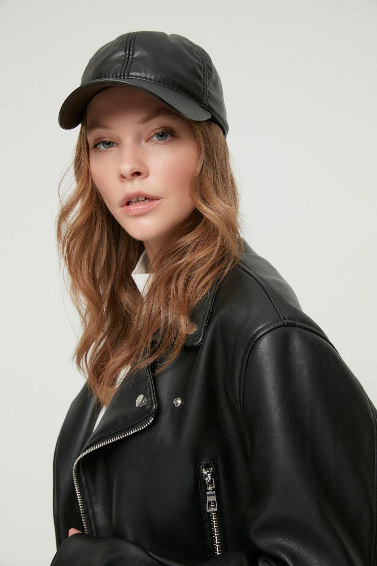 Black Casual Hat, , large image number 1
