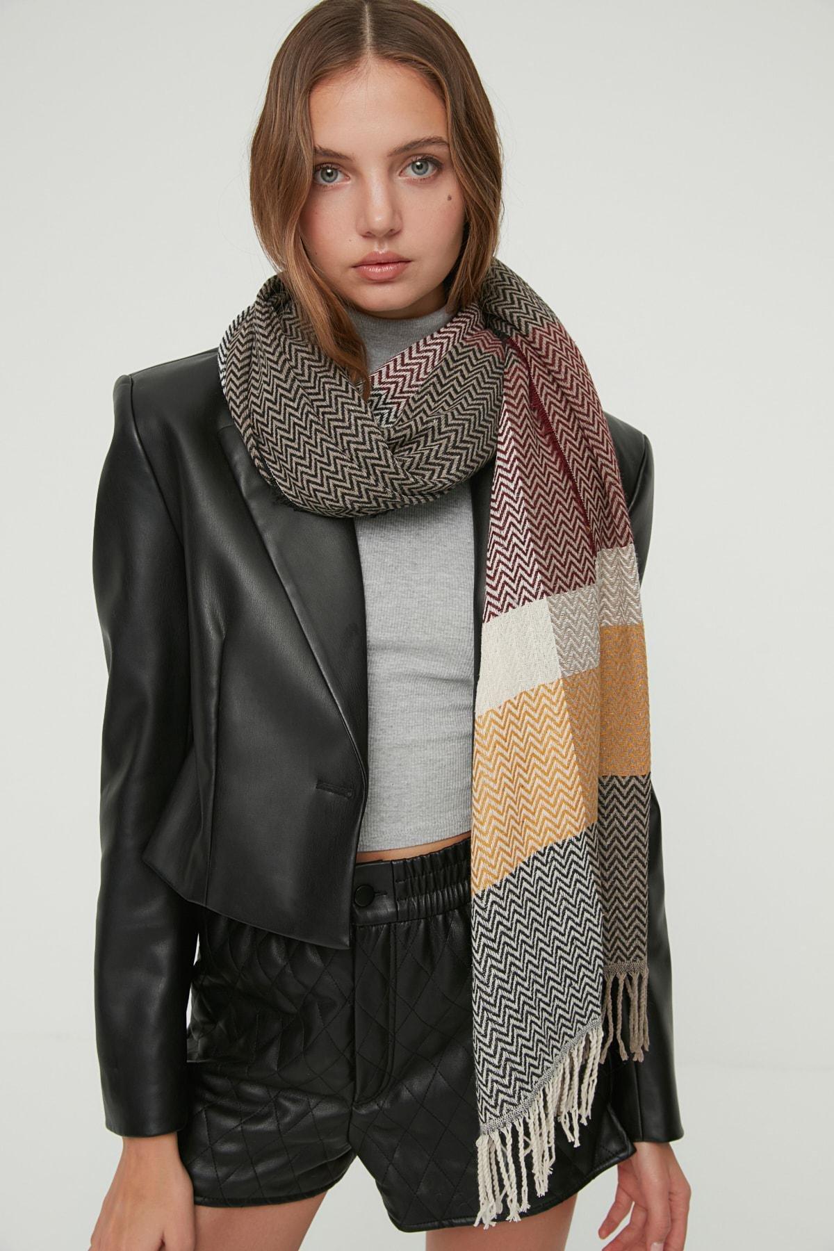 Multicolour Casual Scarf, Multicolor, large image number 0