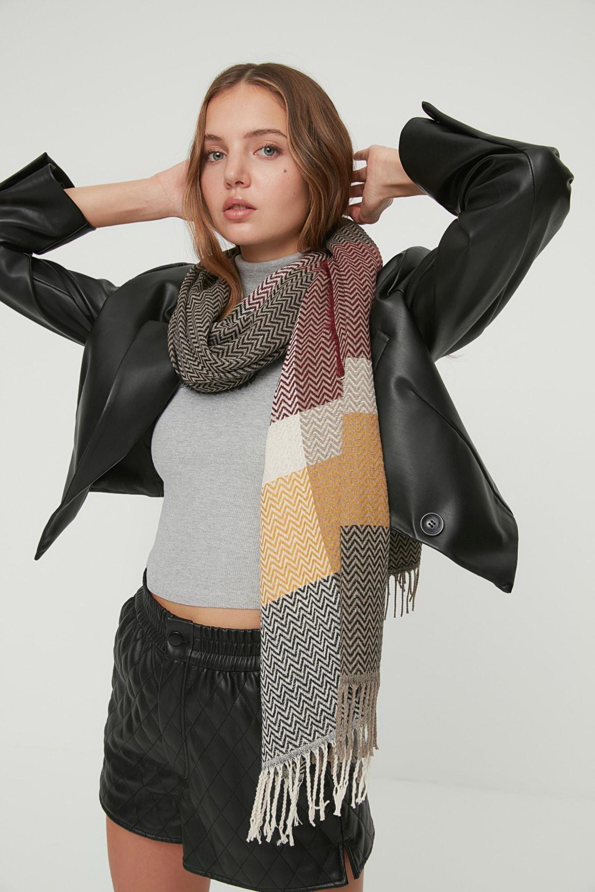 Multicolour Casual Scarf, Multicolor, large image number 2