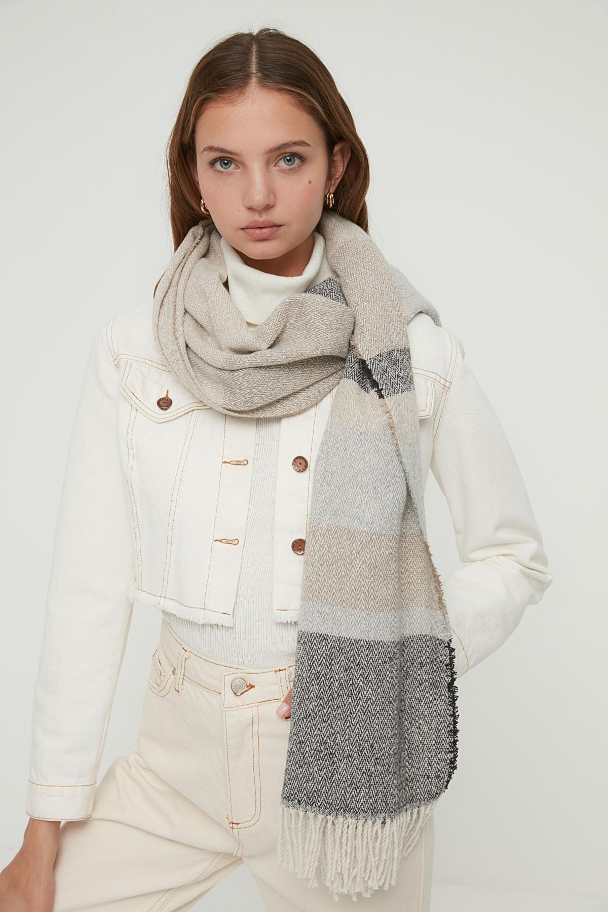 Multicolour Casual Scarf, Multicolor, large image number 0
