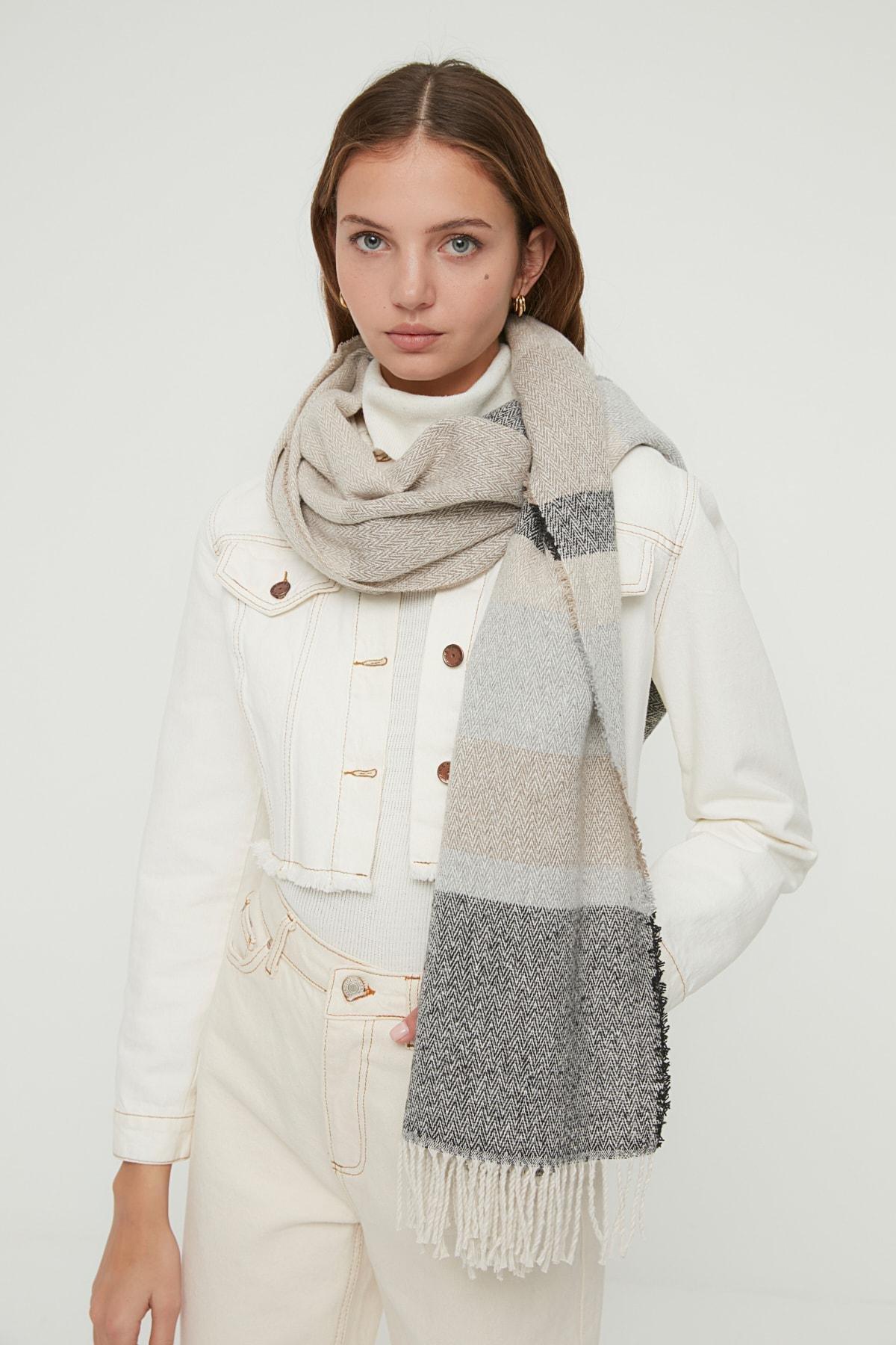 Multicolour Casual Scarf, Multicolor, large image number 1