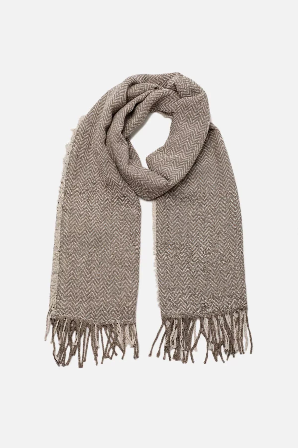 White Casual Scarf, , large image number 3