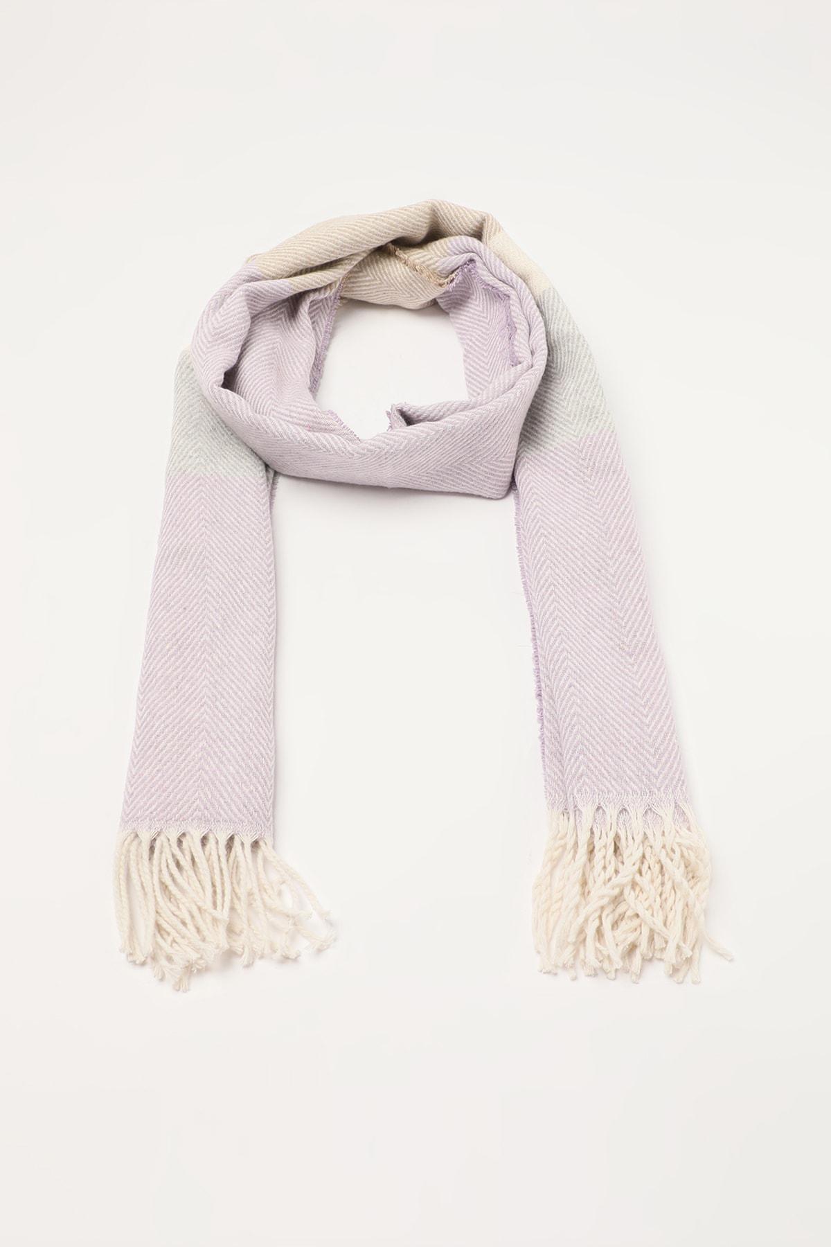 Multicolour Knitted Scarf, Multicolor, large image number 3