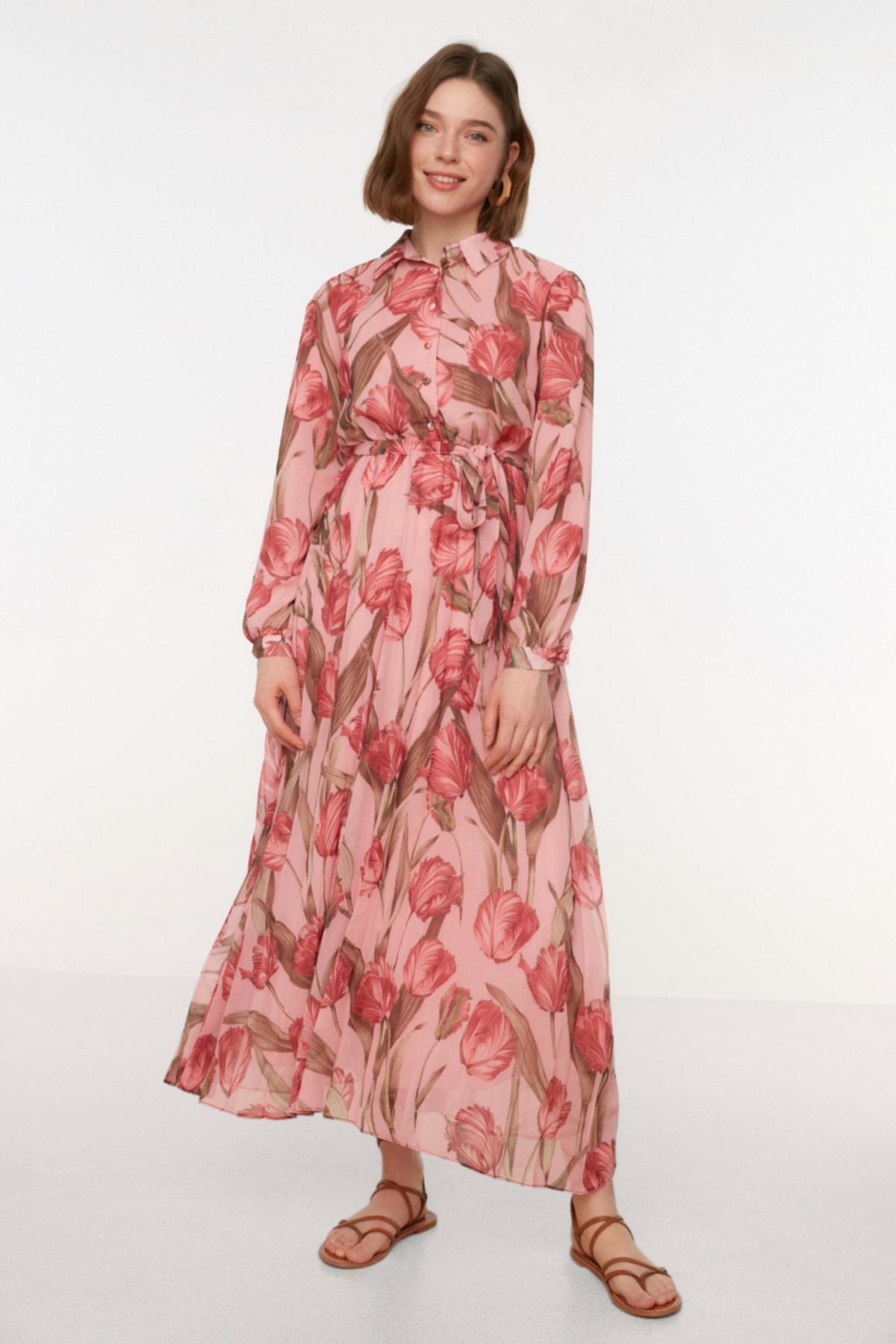 Pink Skater Dress, , large image number 1