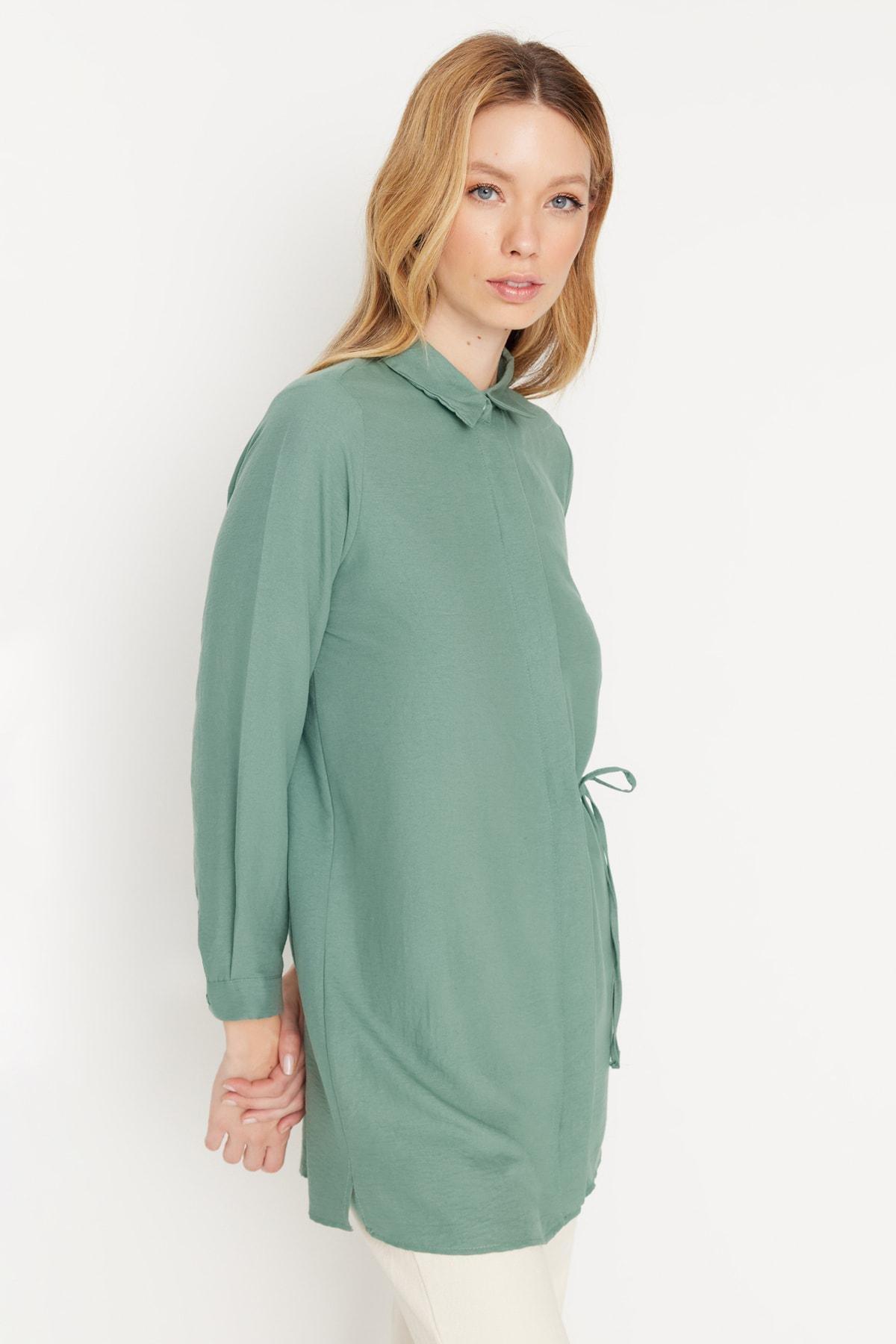 Green Relaxed Shirt, , large image number 2