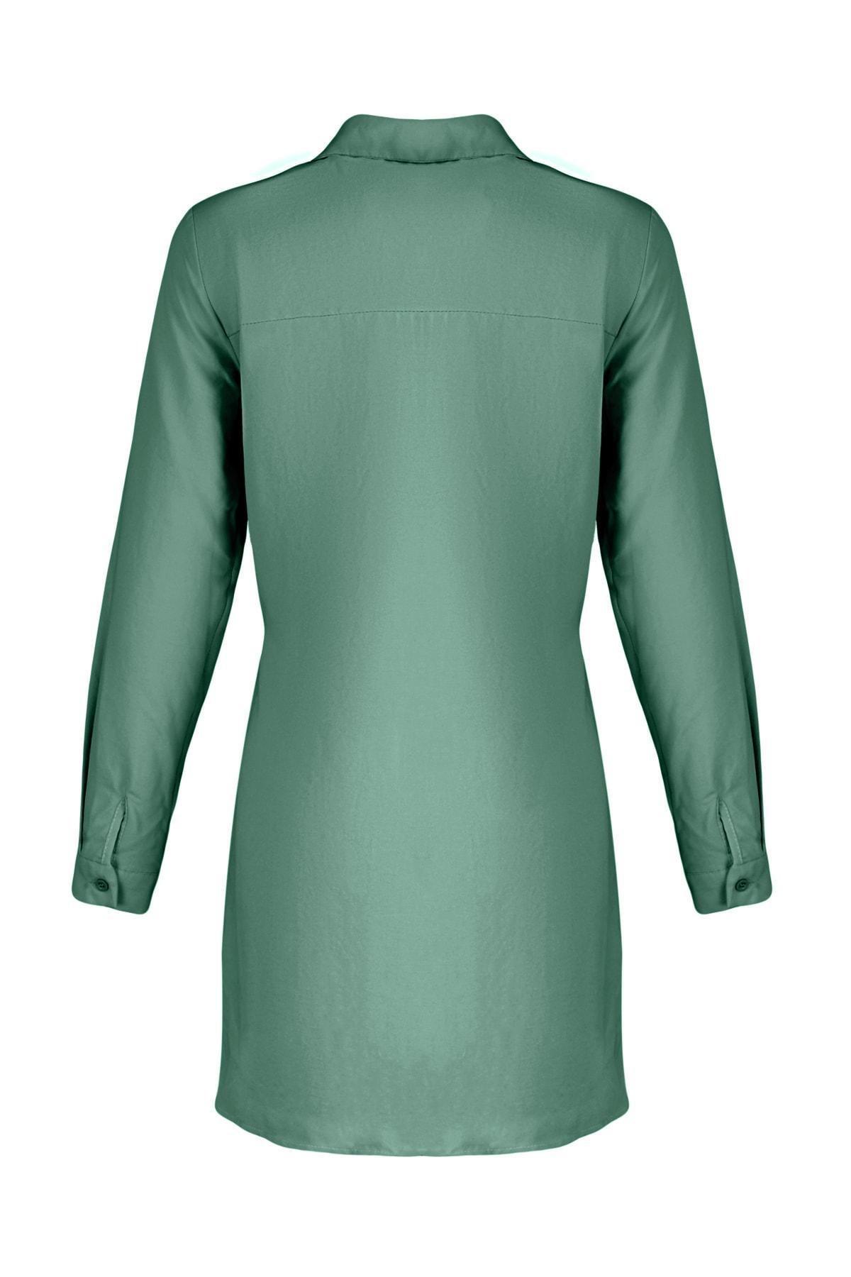 Green Relaxed Shirt, , large image number 7