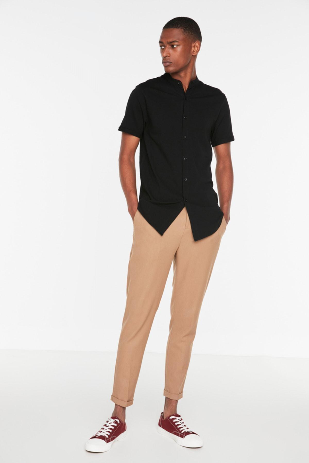 Black Slim Shirt, , medium