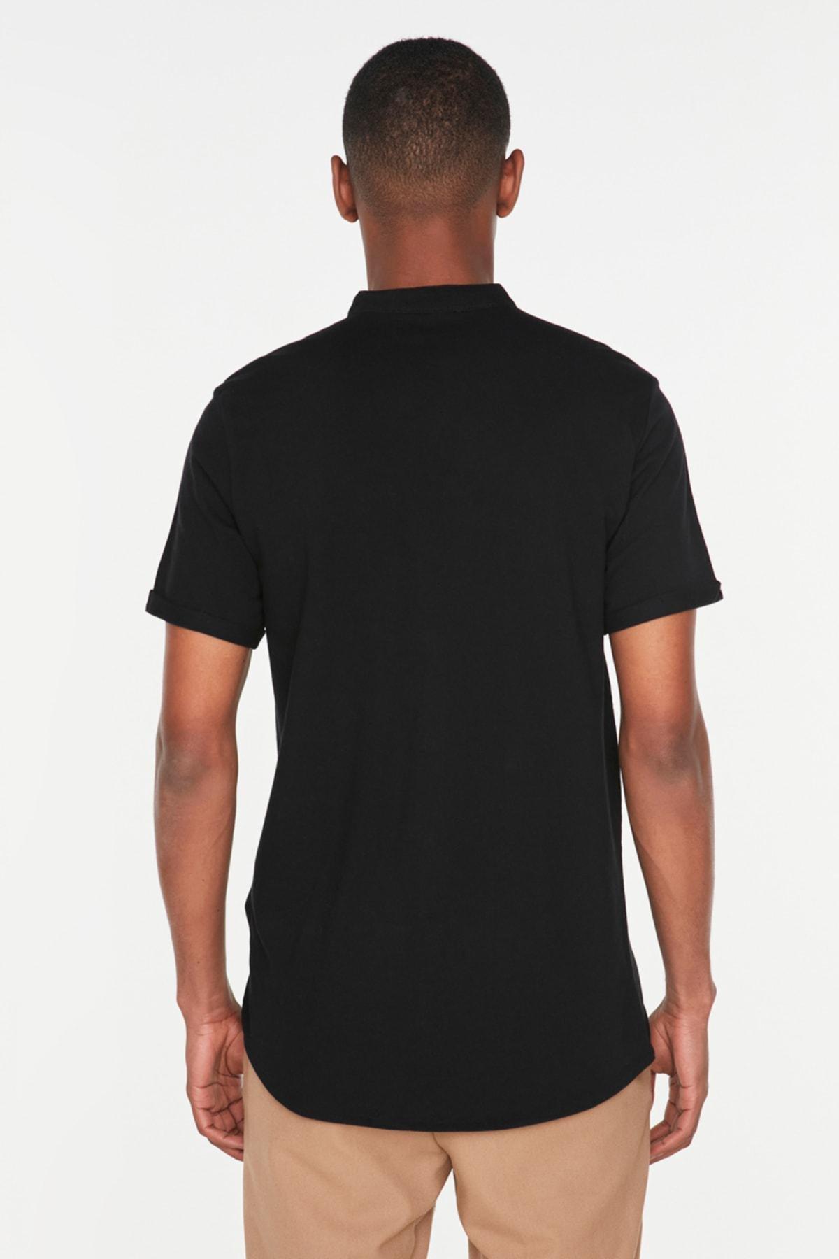 Black Slim Shirt, , large image number 2