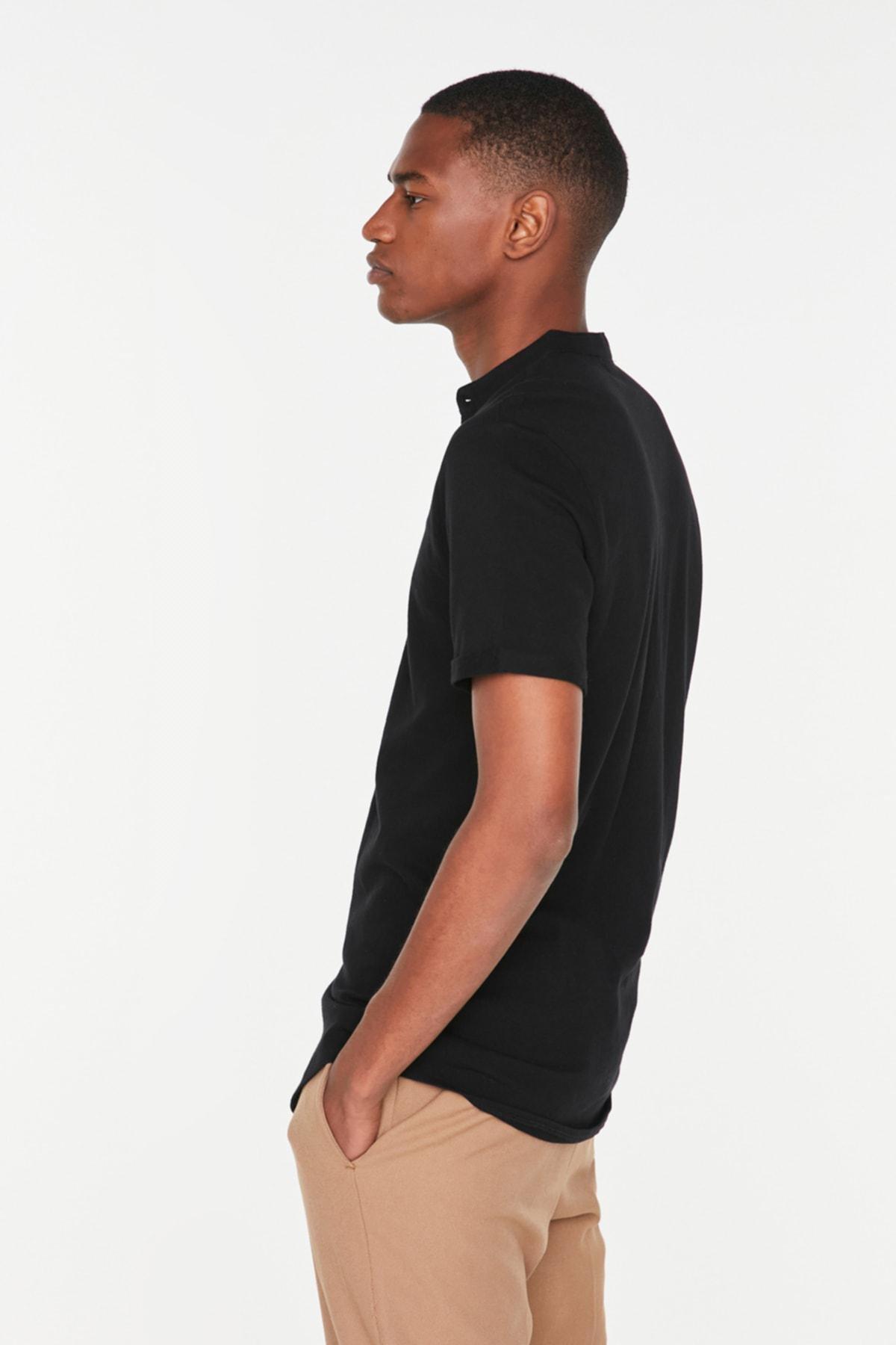 Black Slim Shirt, , large image number 6