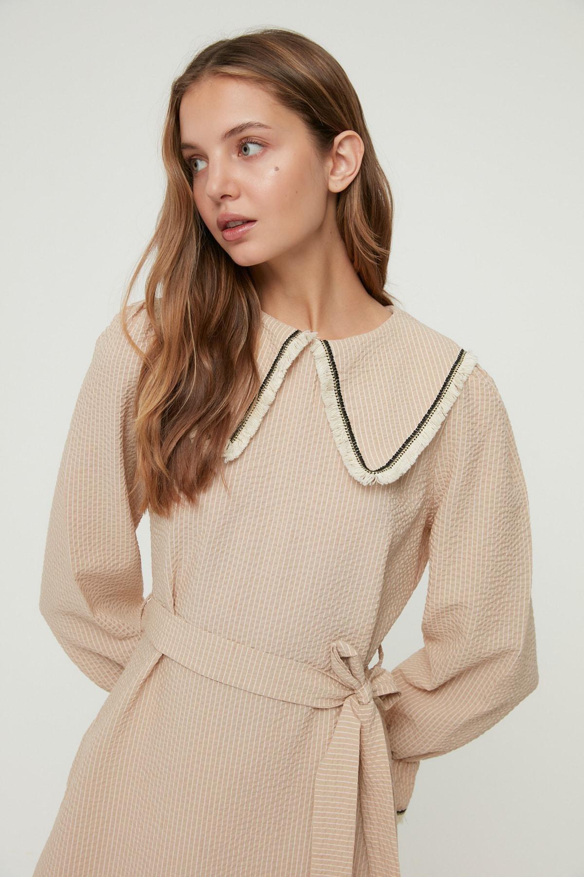 Beige Maxi Dress, , large image number 2