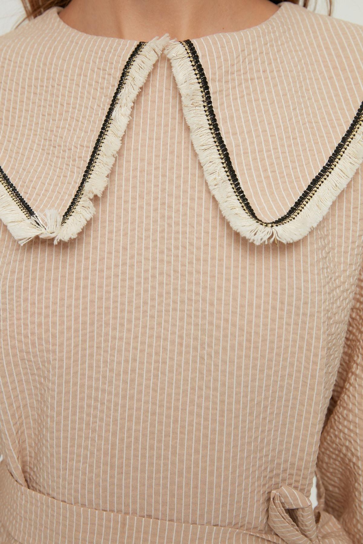 Beige Maxi Dress, , large image number 3