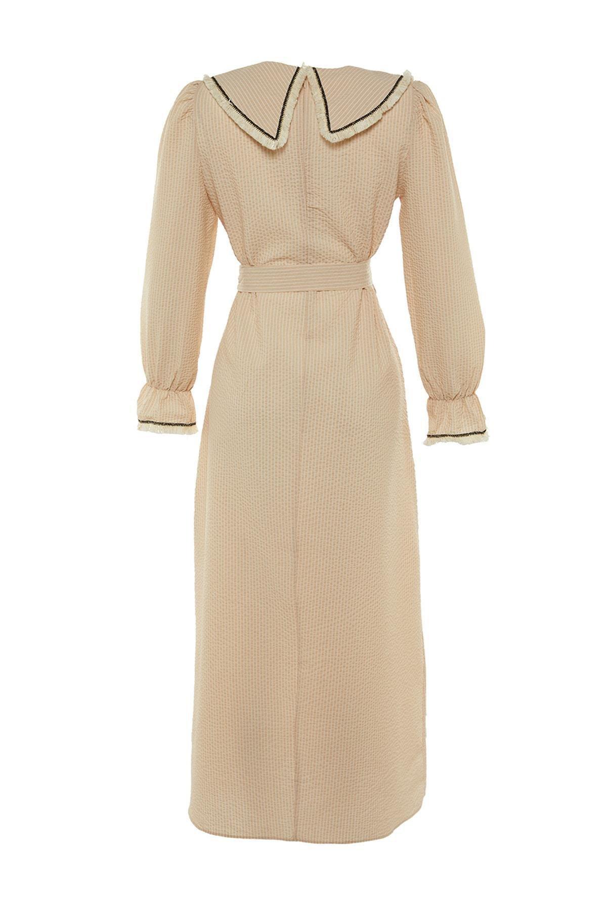 Beige Maxi Dress, , large image number 5