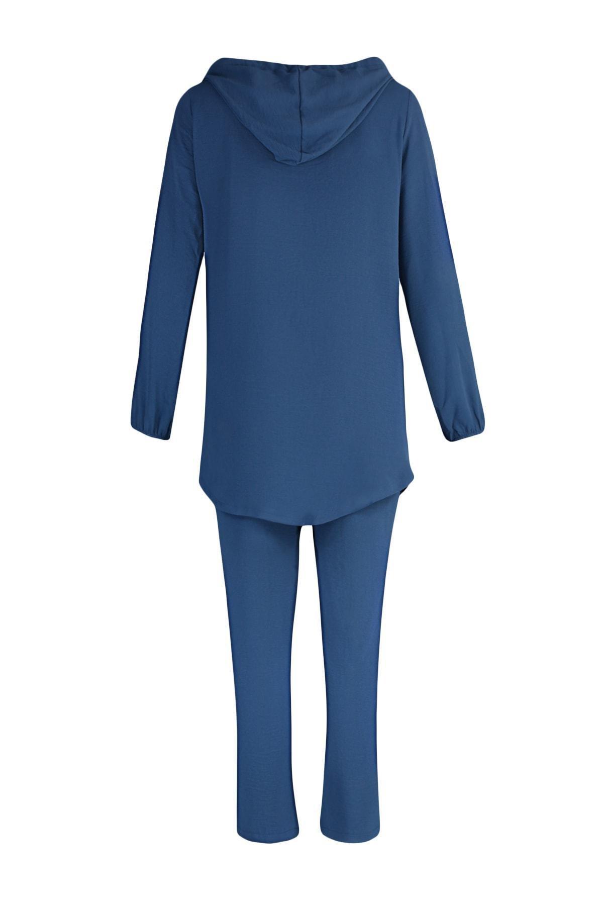 Navy Relaxed Co-Ord Set, , large image number 7