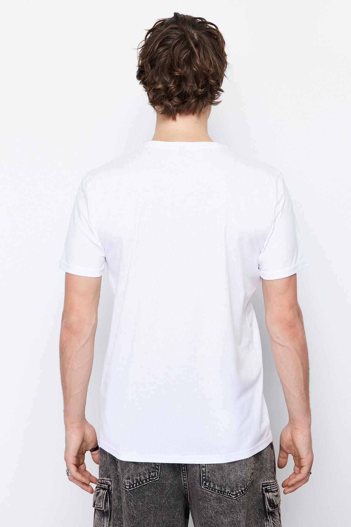 Trendyol - White Crew Neck T-Shirt