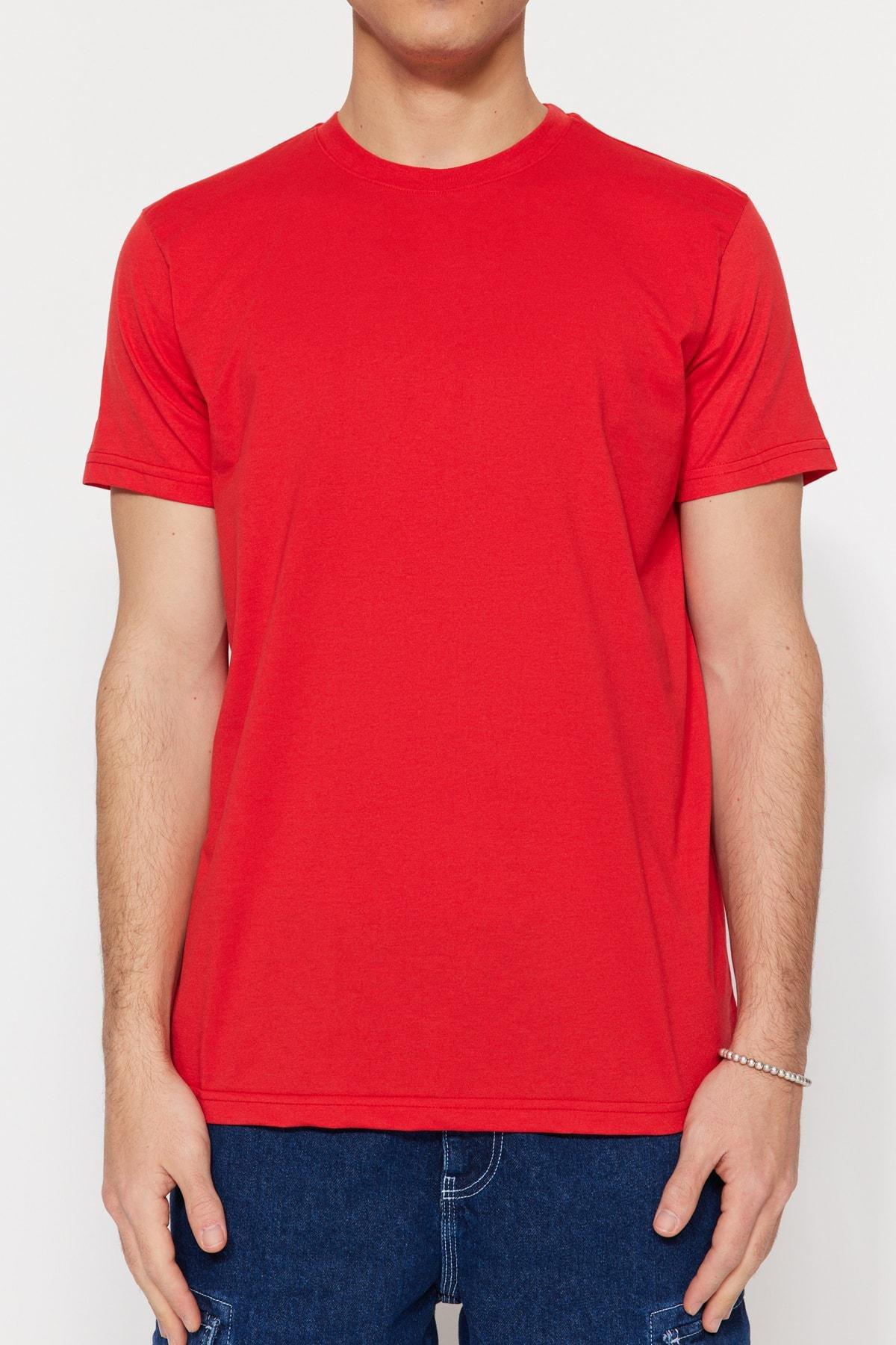 Red Regular T-Shirt, , large image number 1