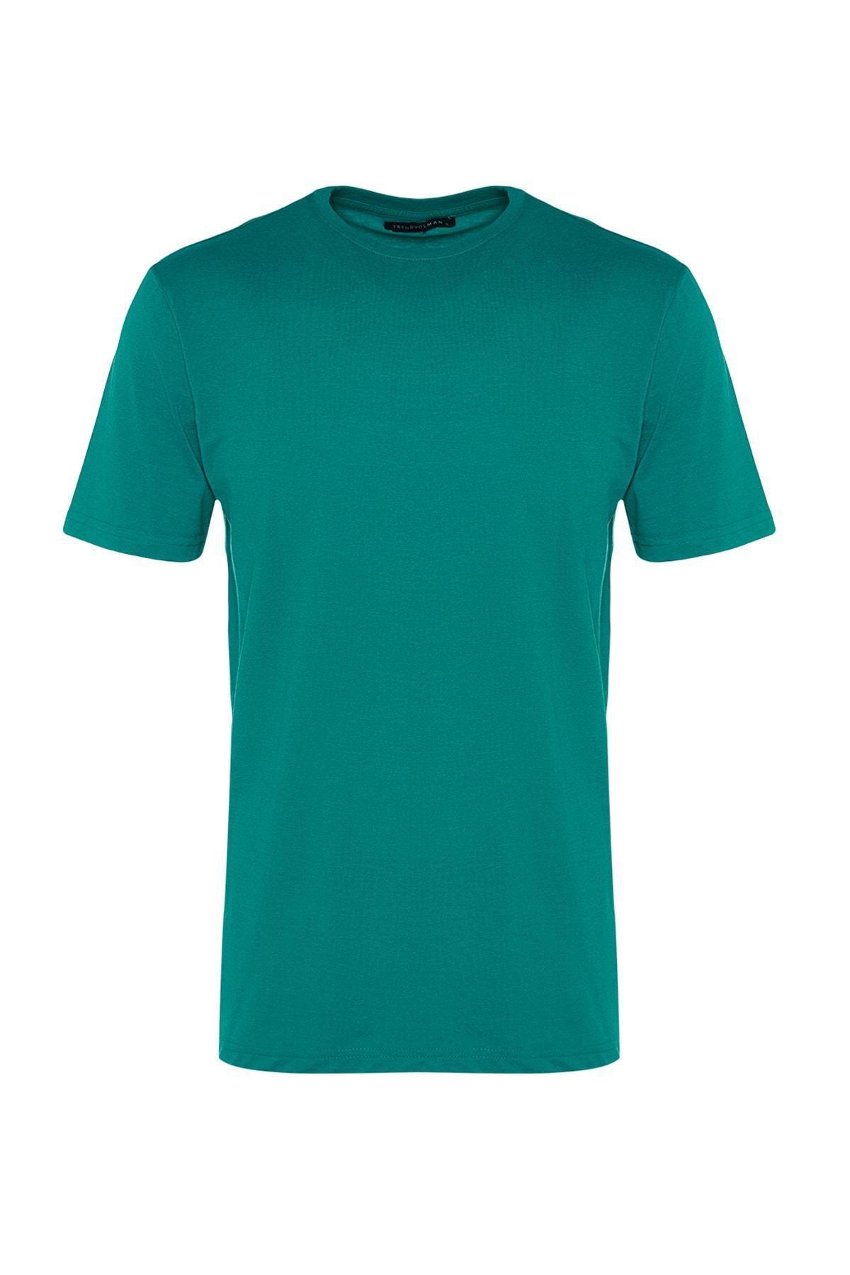 Blue Crew Neck T-Shirt, , large image number 9