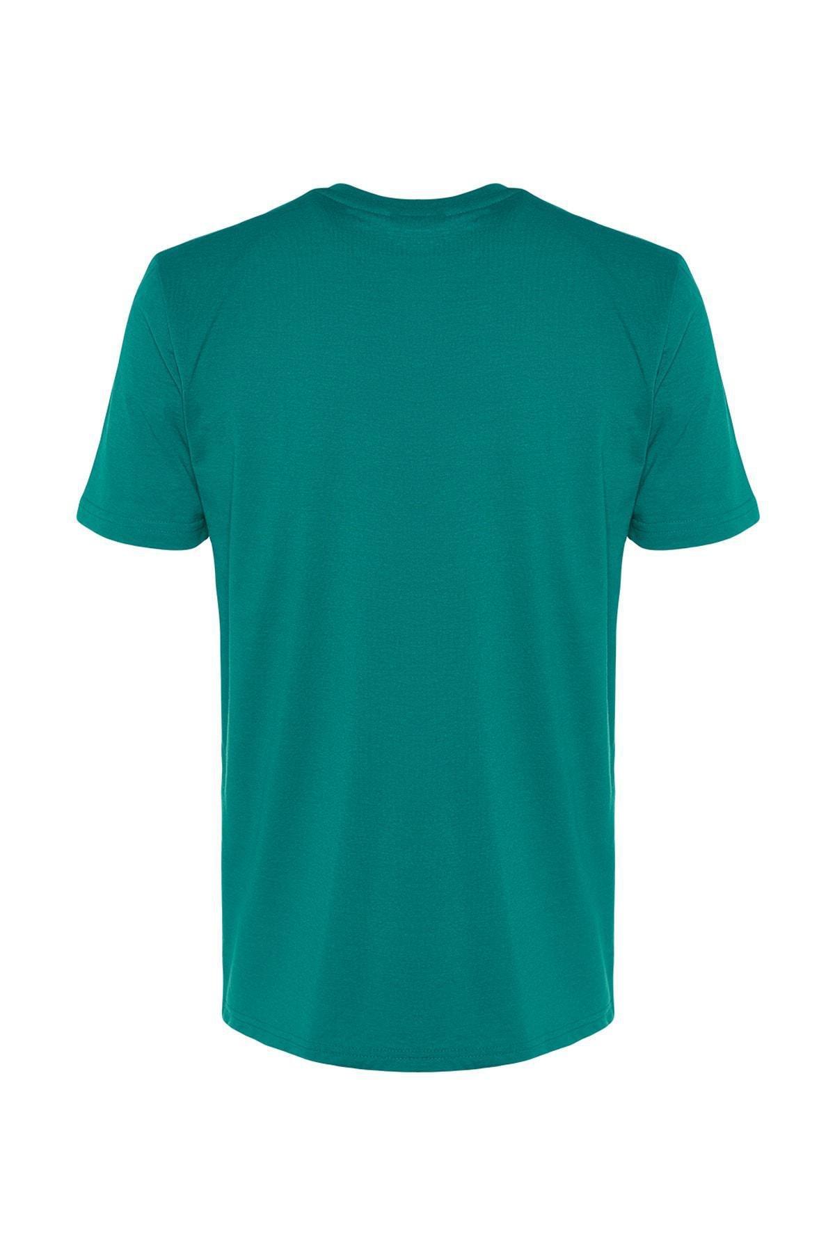 Blue Crew Neck T-Shirt, , large image number 13