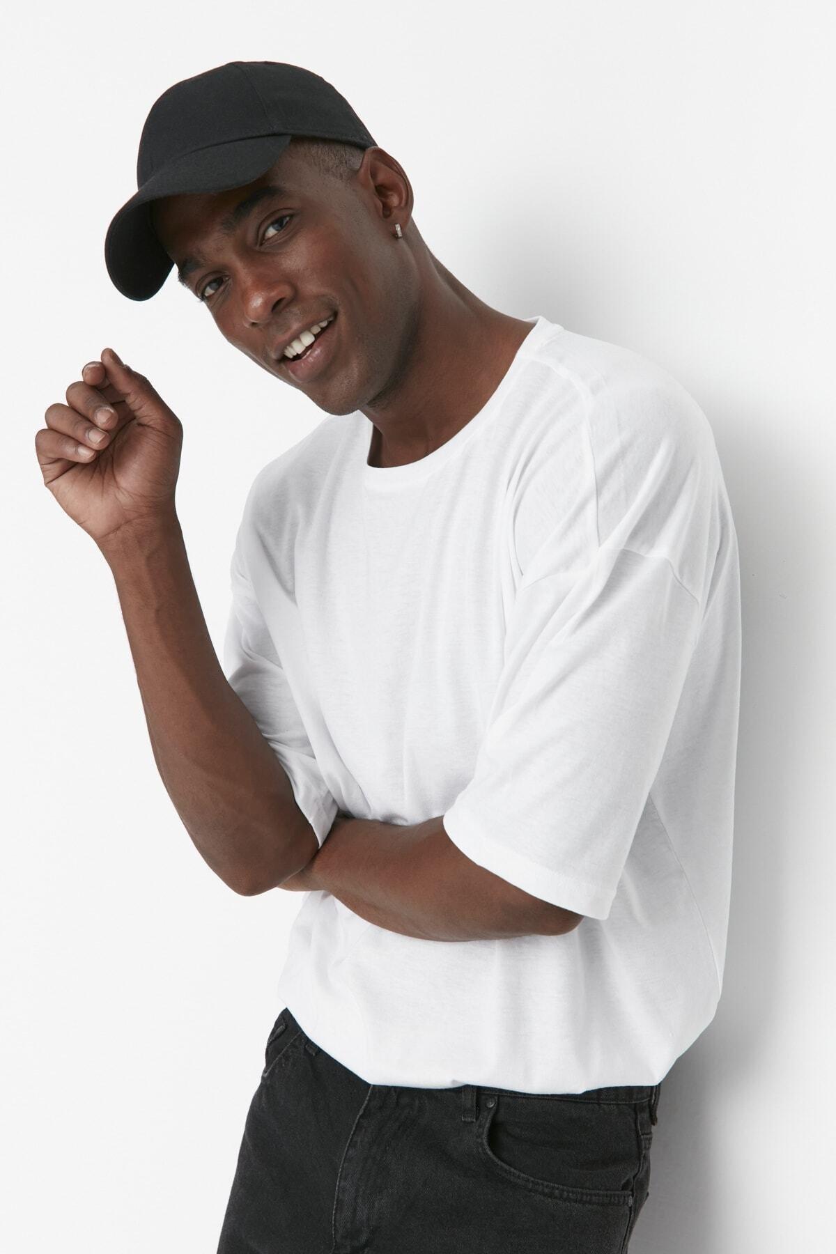 White Oversize T-Shirt, , medium