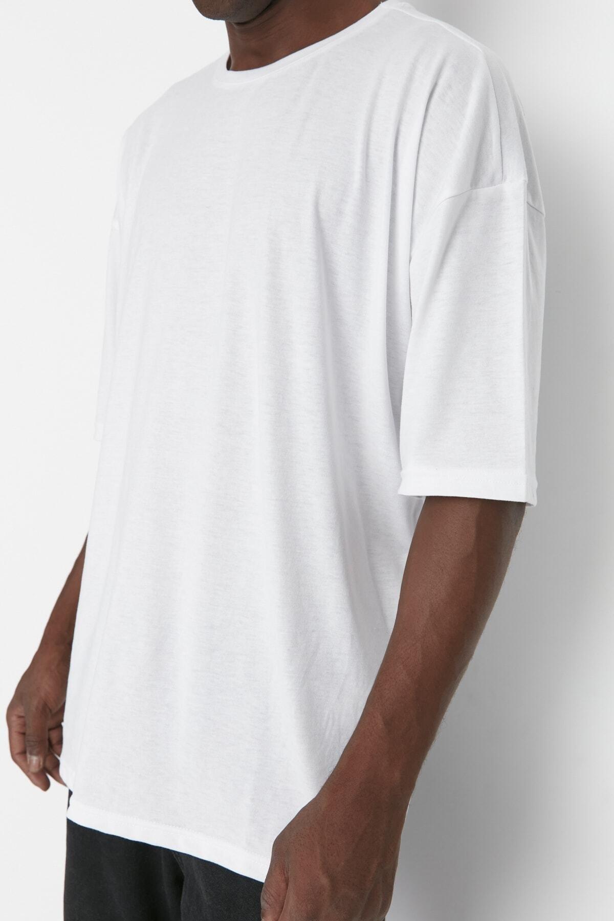 White Oversize T-Shirt, , large image number 2