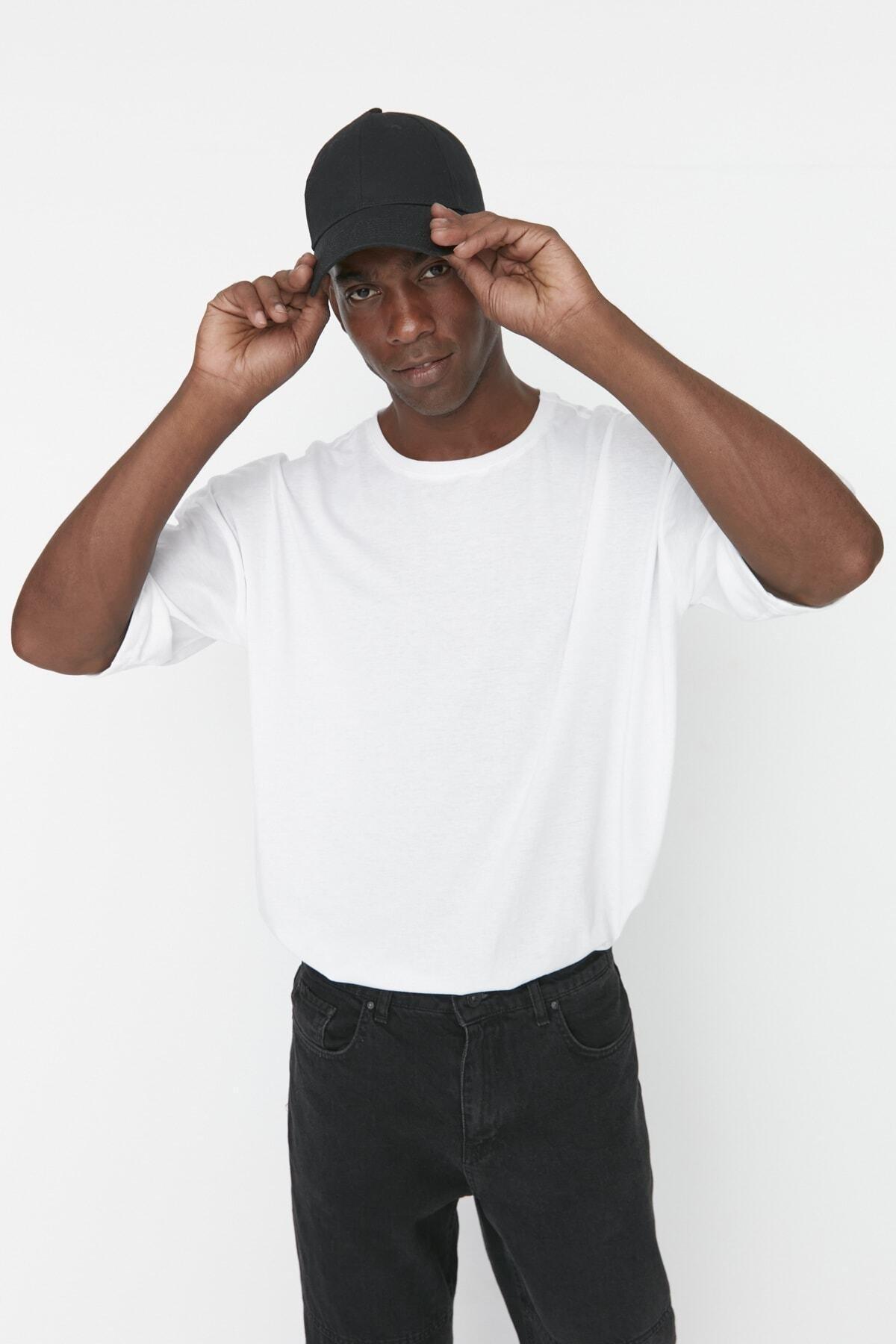 White Oversize T-Shirt, , large image number 3