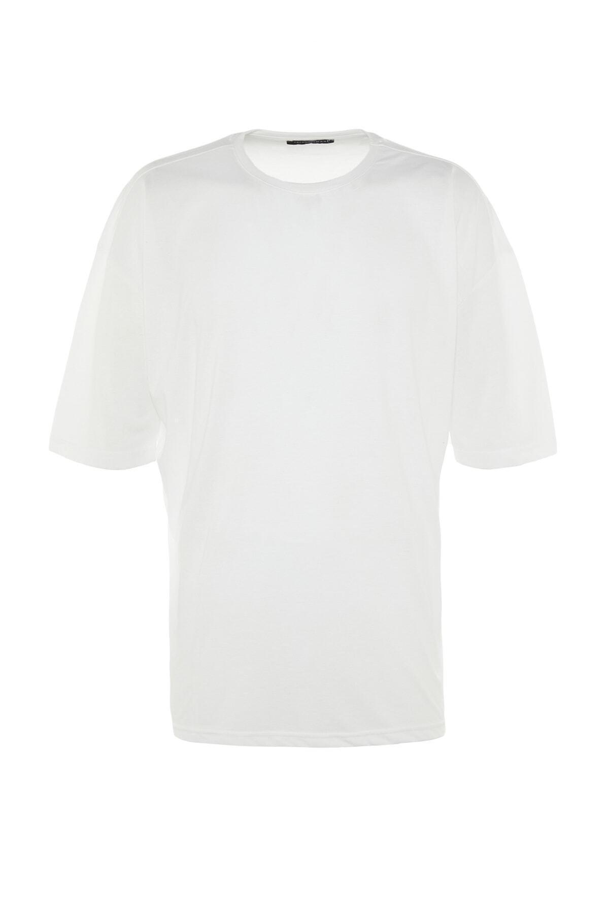 White Oversize T-Shirt, , large image number 5