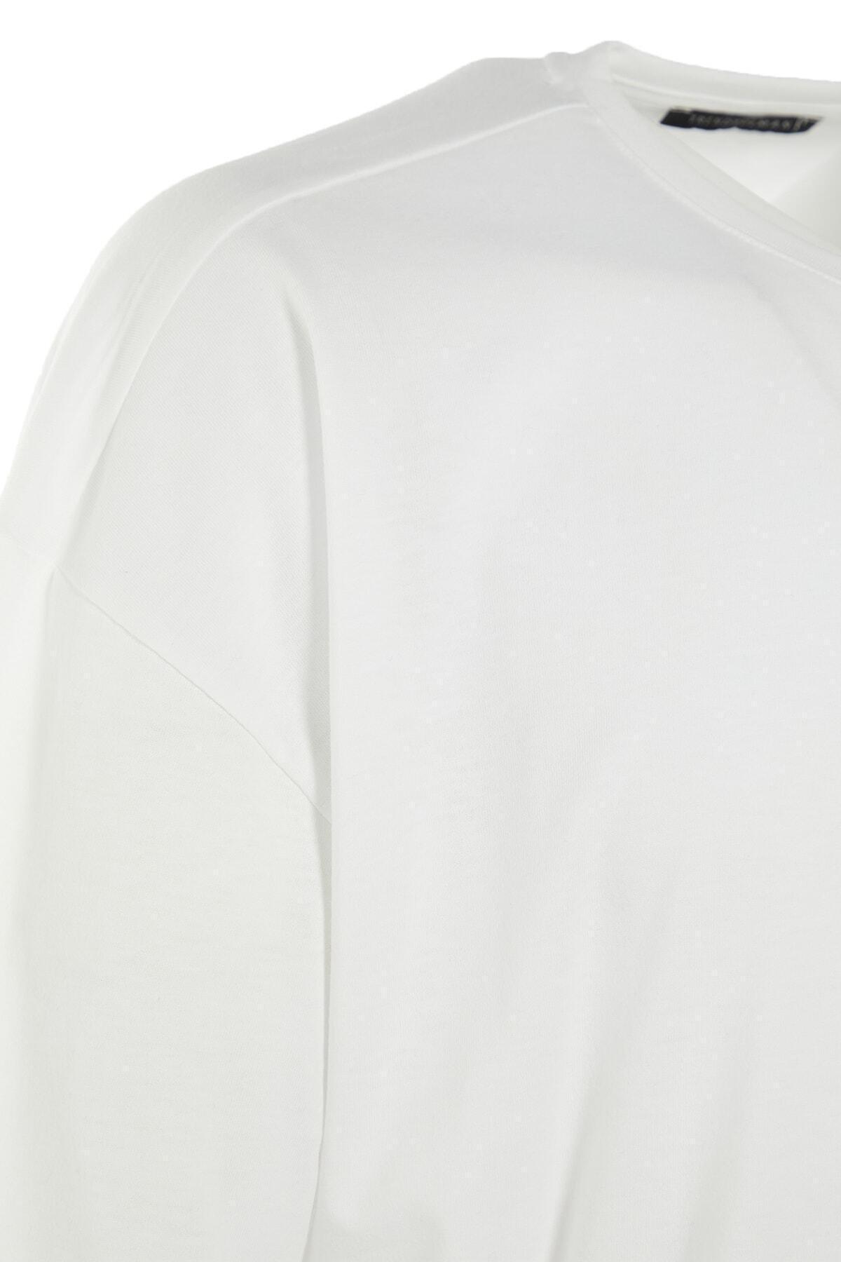 White Oversize T-Shirt, , large image number 6
