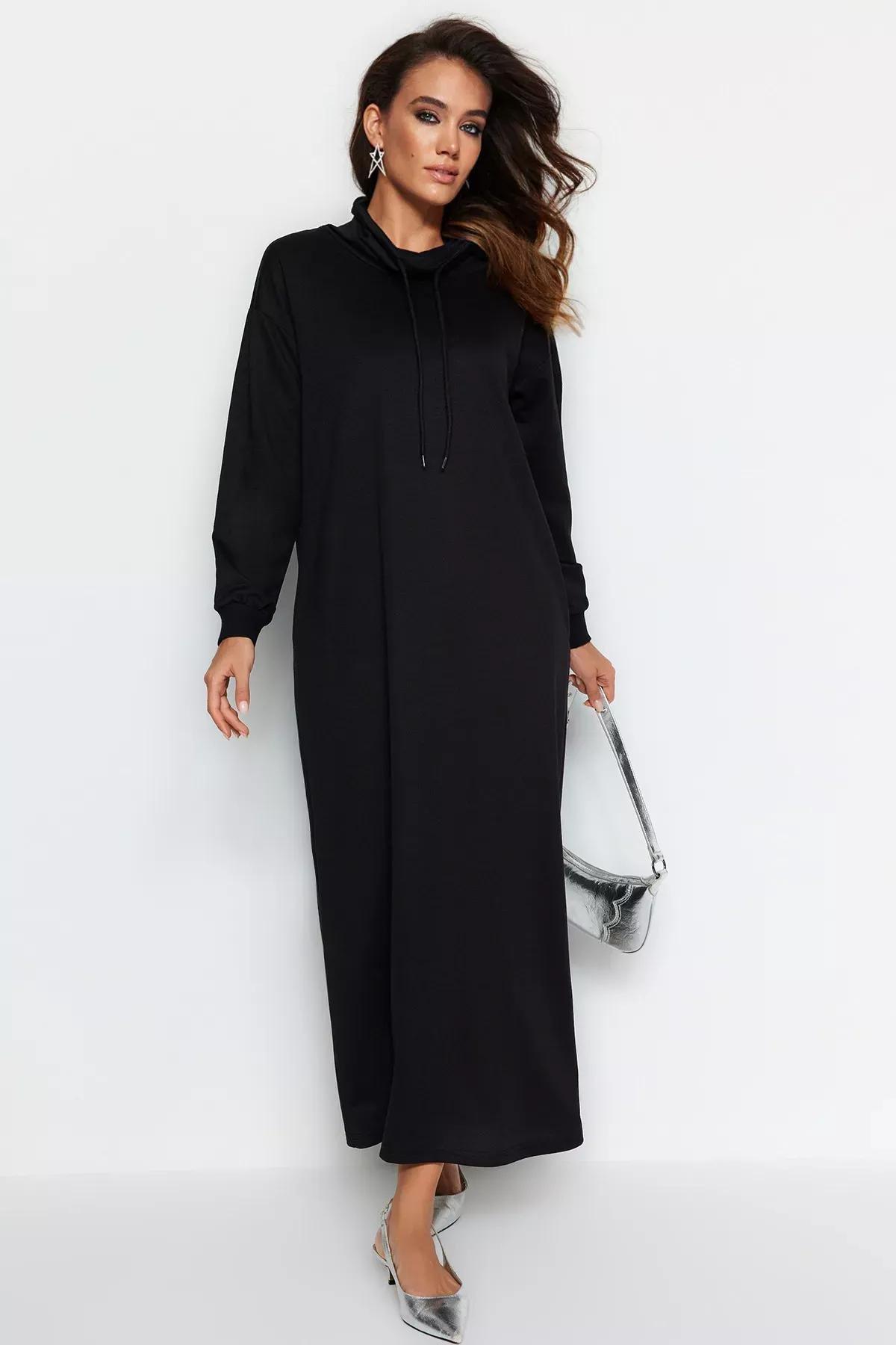Black Basic Dress, , large image number 2