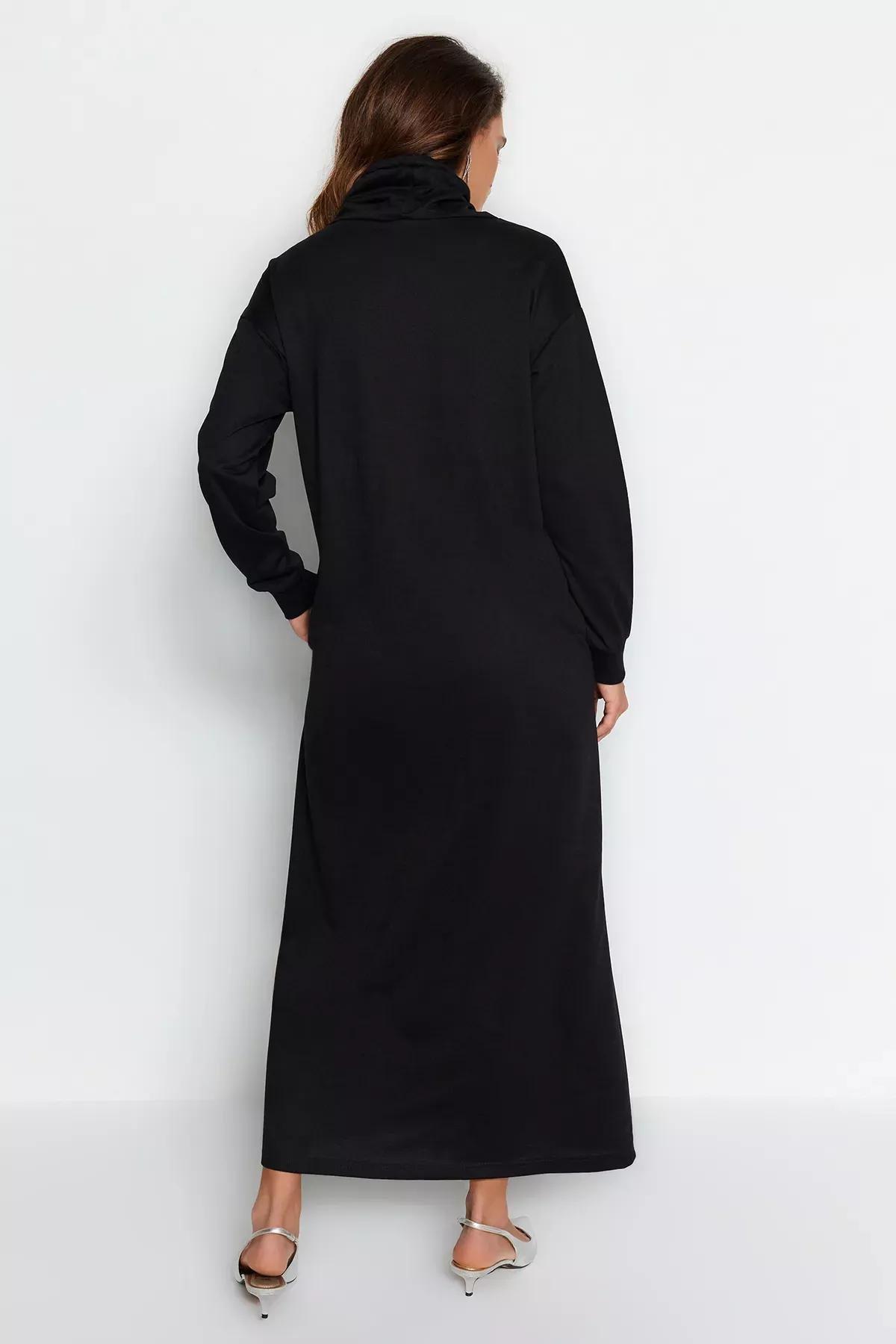 Black Basic Dress, , large image number 4