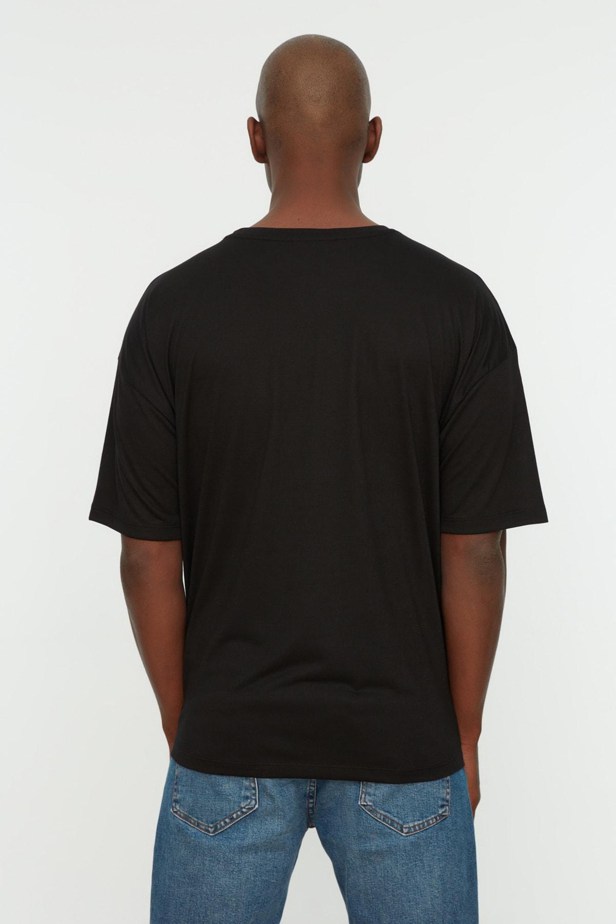 Black Oversize T-Shirt, , large image number 2
