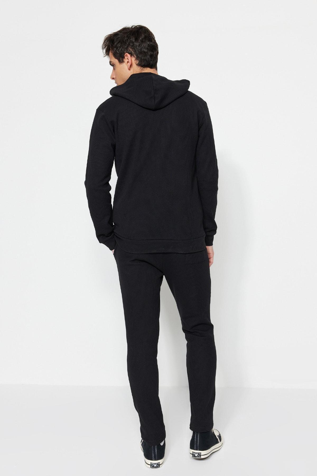 Trendyol - Black Hooded Regular Sweatsuit