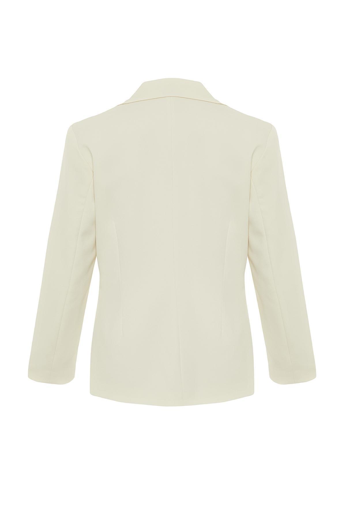 White Oversized Blazer, , large image number 6