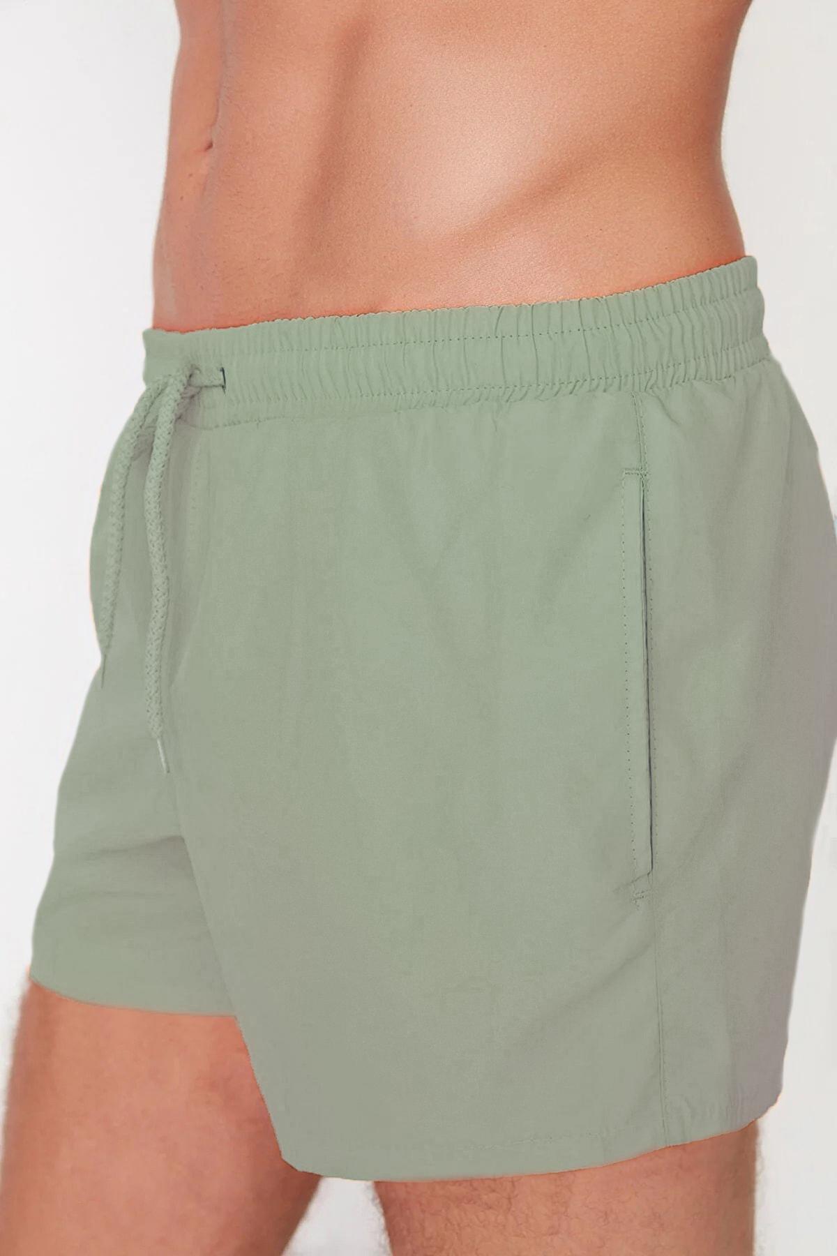 Khaki Swimwear Shorts, , large image number 3