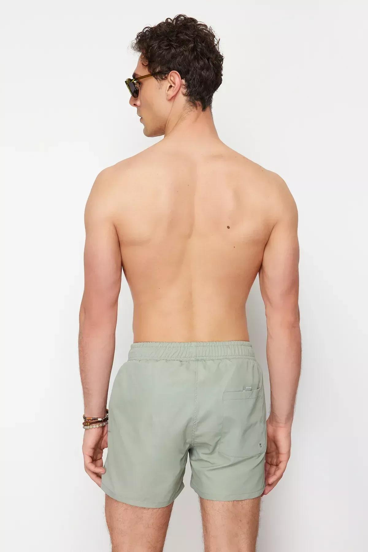 Khaki Swimwear Shorts, , large image number 7