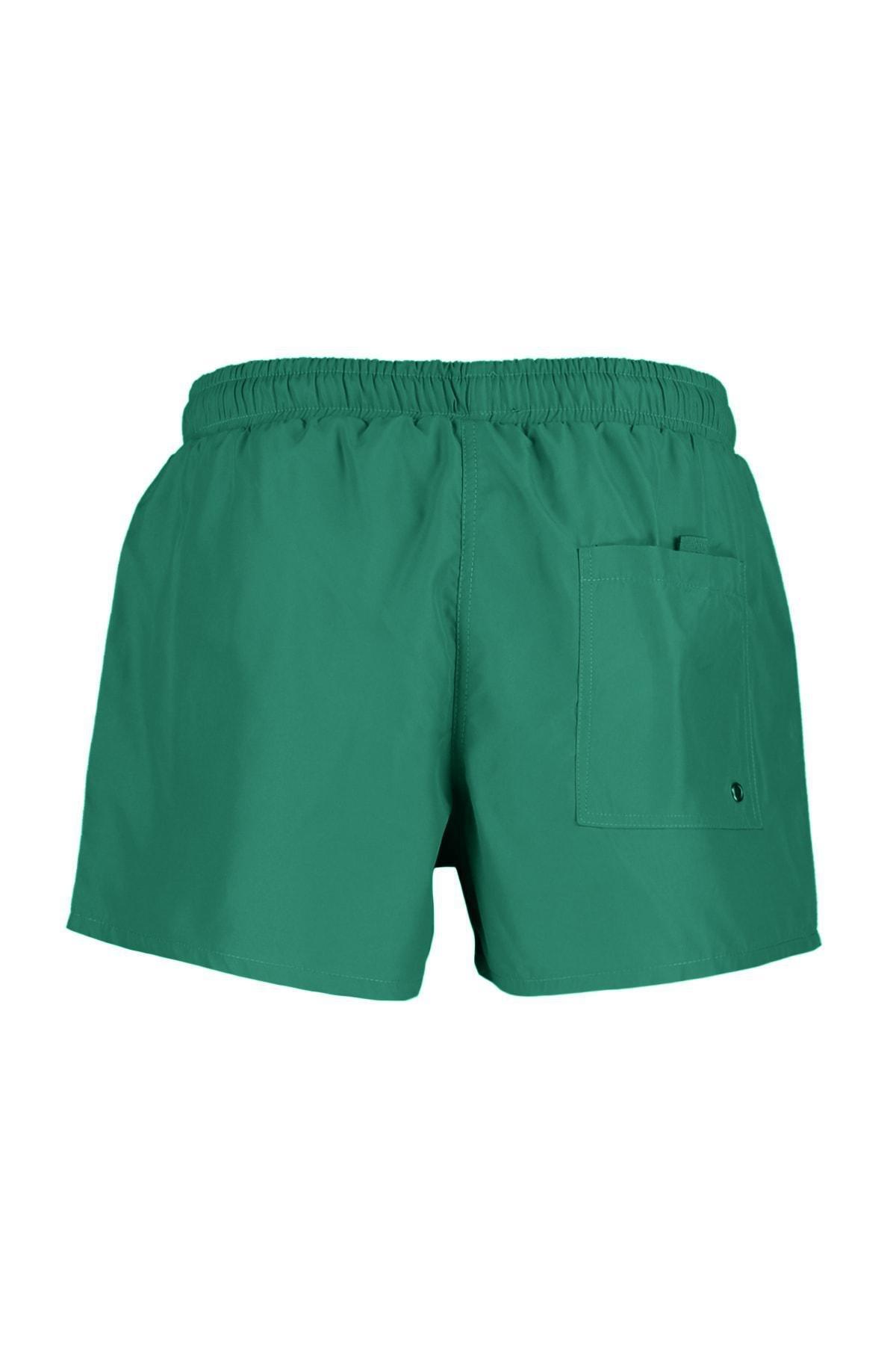 Green Plain Swim Shorts, , large image number 11