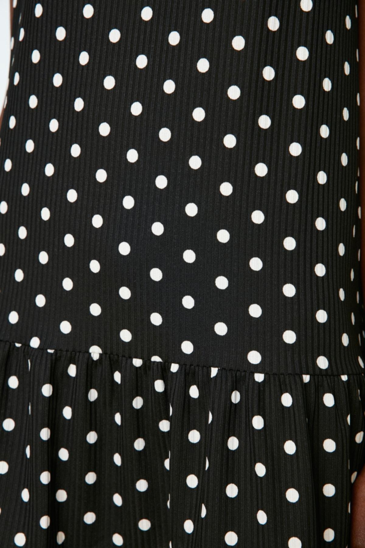 Black Polka Dot Shift Dress, , large image number 2