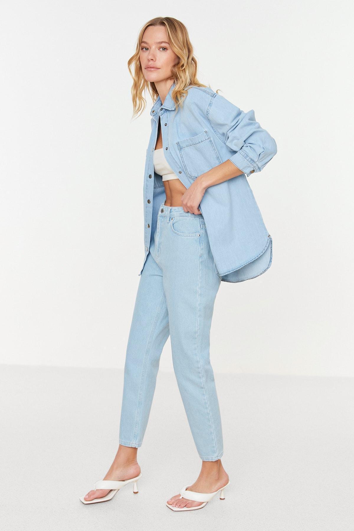 قميص بقصة عادية، أزرق, Blue, large image number 2