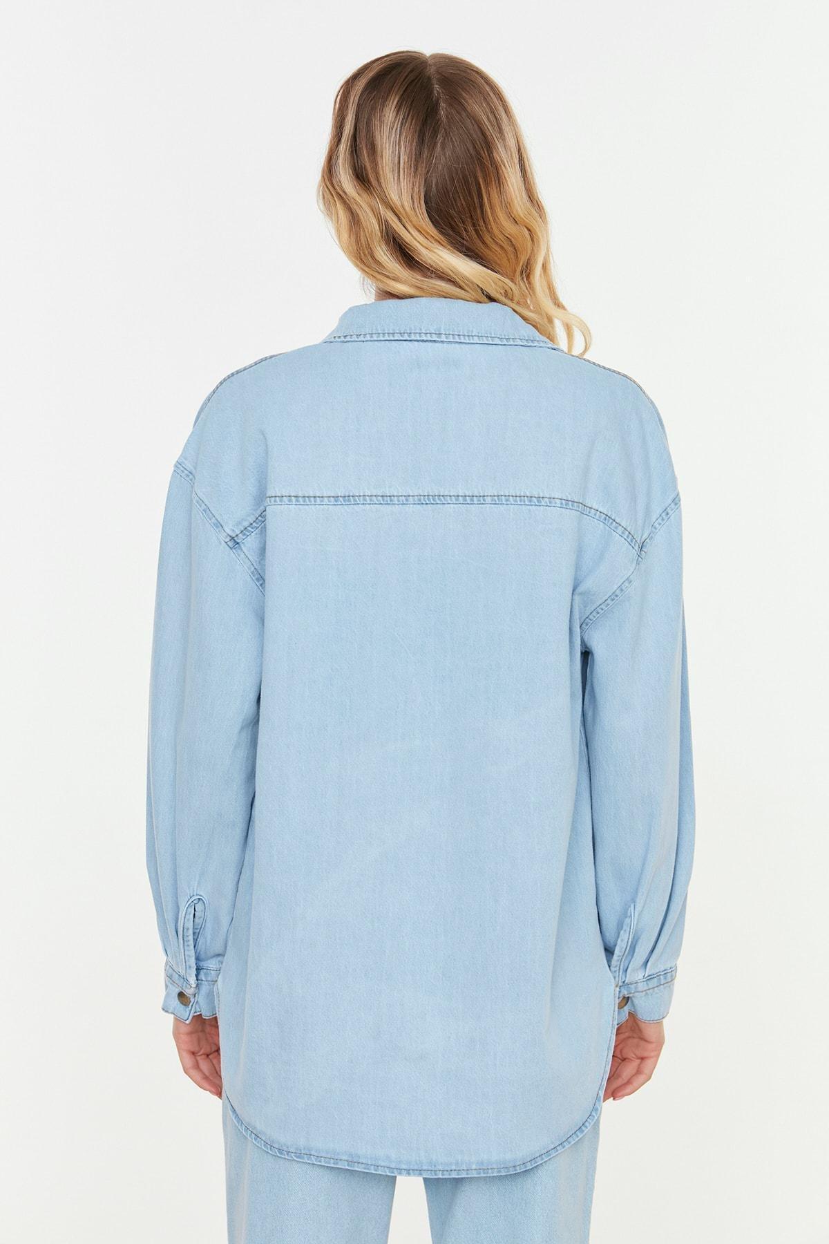 Blue Regular Shirt, , large image number 4