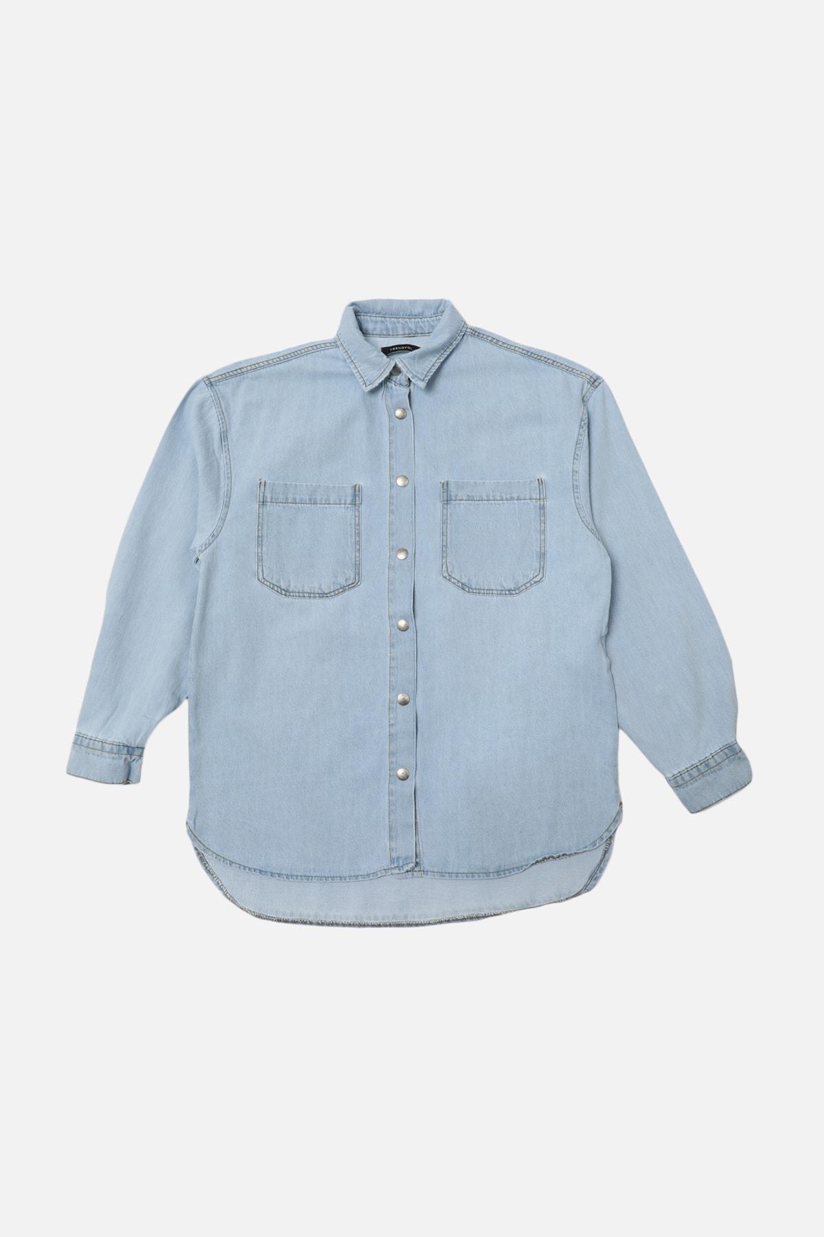 Trendyol - Blue Regular Shirt