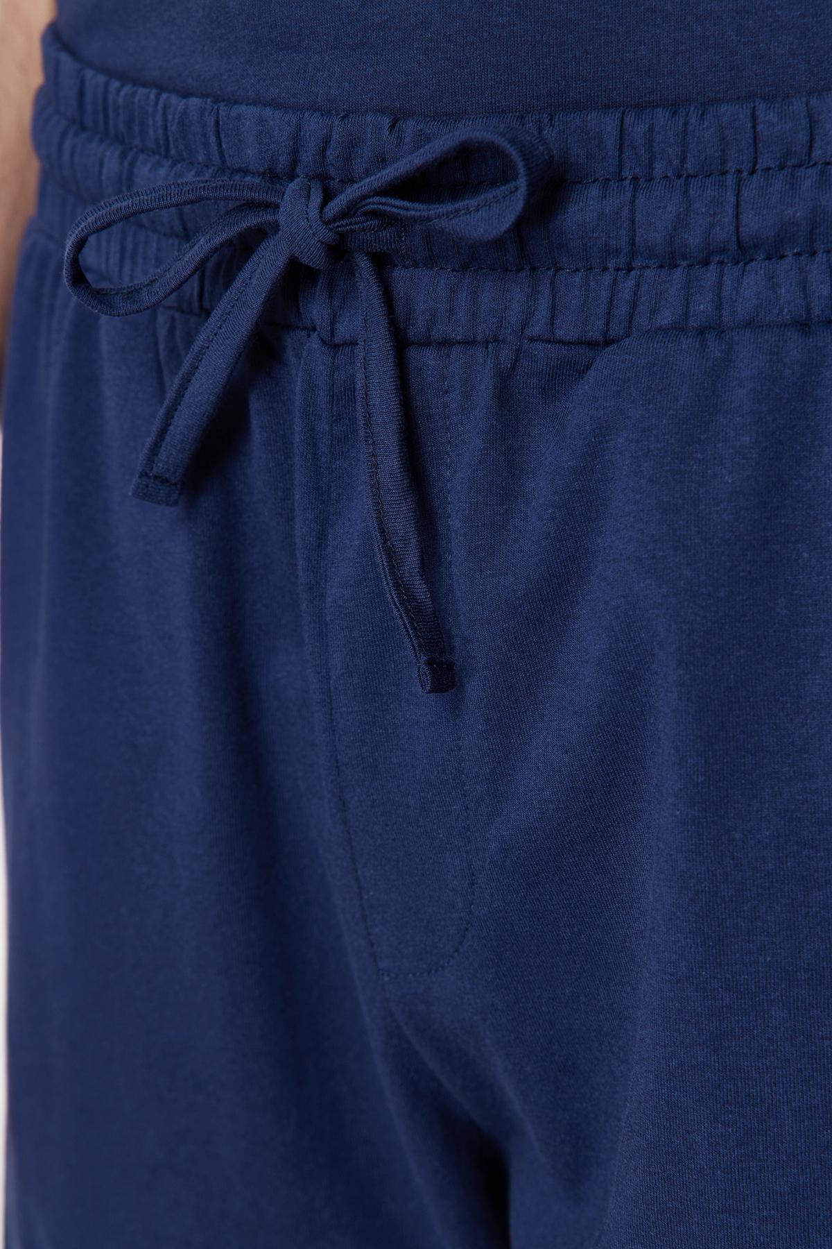 Blue Plain Pyjama Set, Dark blue, large image number 5