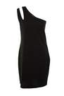 Trendyol - Black Mermaid Strapless Plus Size Dress